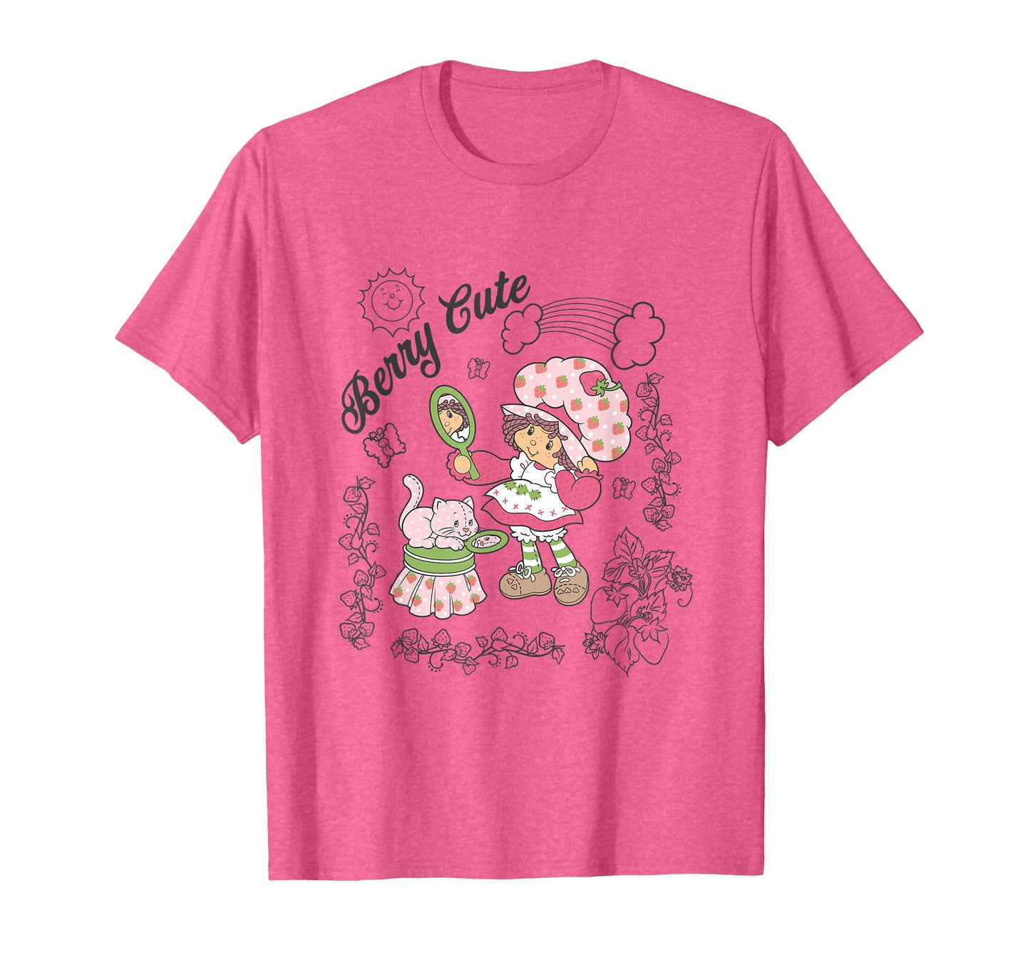 Strawberry Shortcake & Kitty Custard Berry Cute T-Shirt