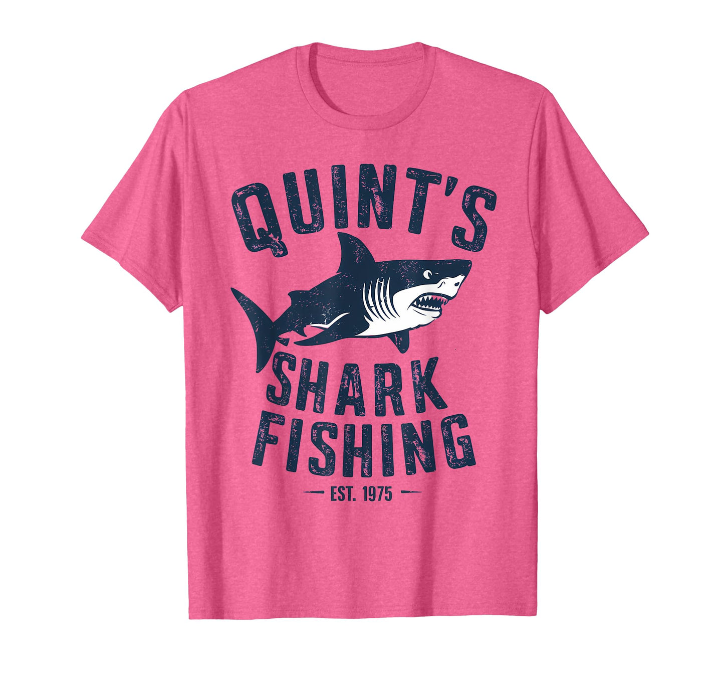 Vintage Quint's Shark Fishing 1975 Retro T-Shirt