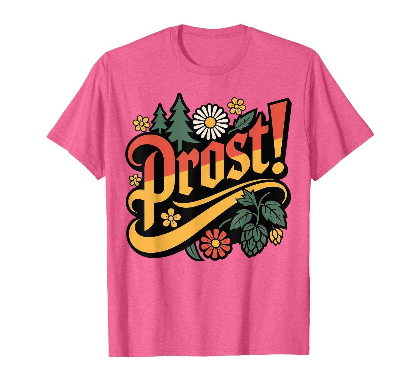 Oktoberfest Drinking Vintage German Prost Men Women T-Shirt