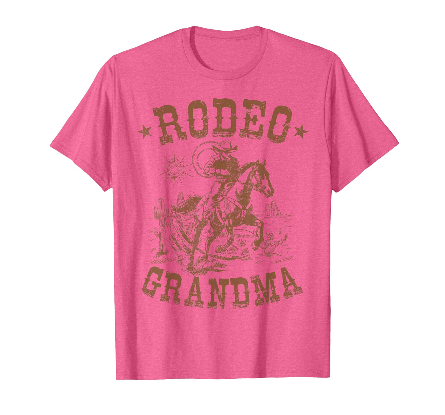 Rodeo Grandma Western Cowboy Family Matching Mother's Day T-Shirt