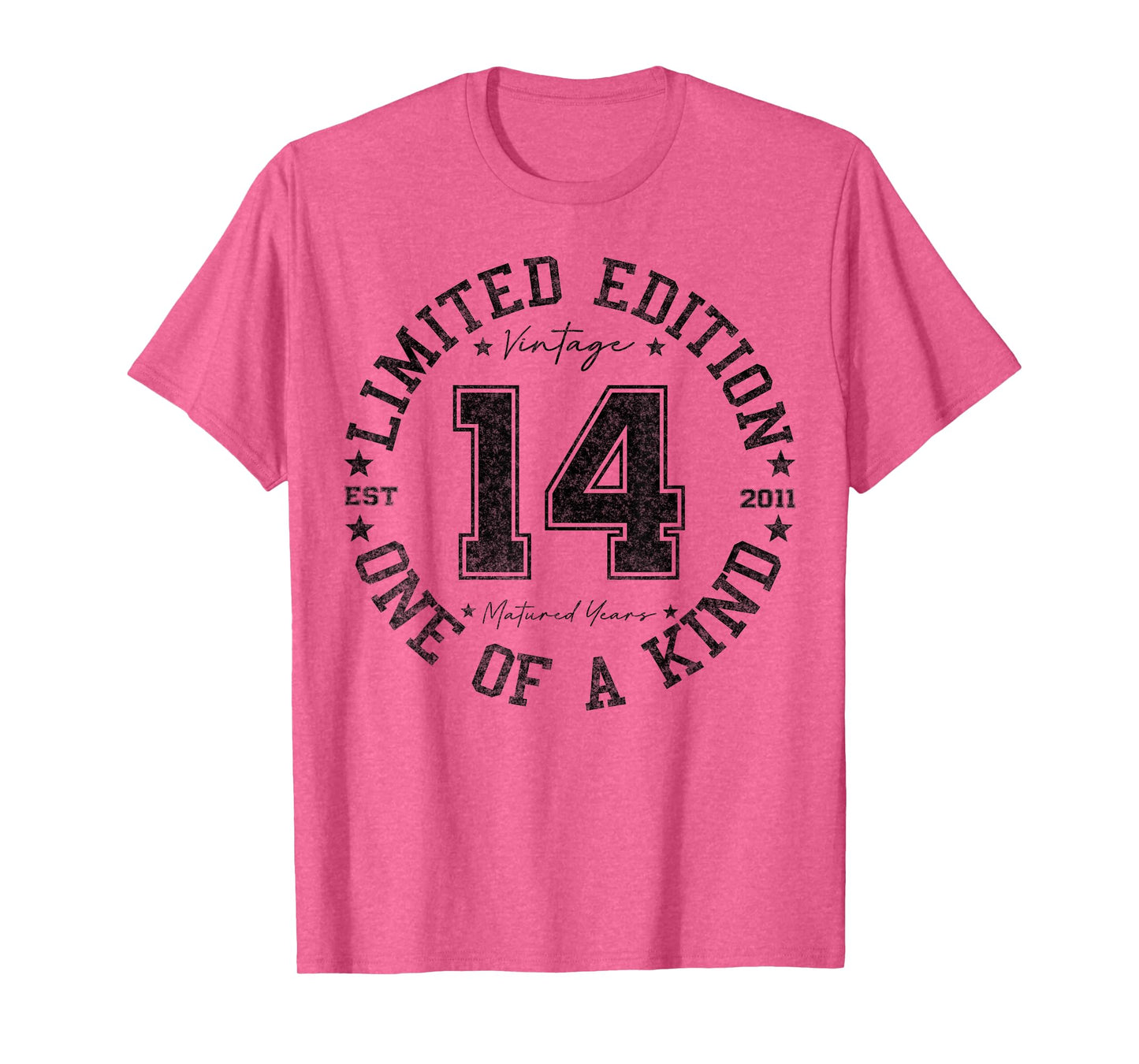 14 Year Old Gifts Vintage 2011 Limited Edition 14th Birthday T-Shirt