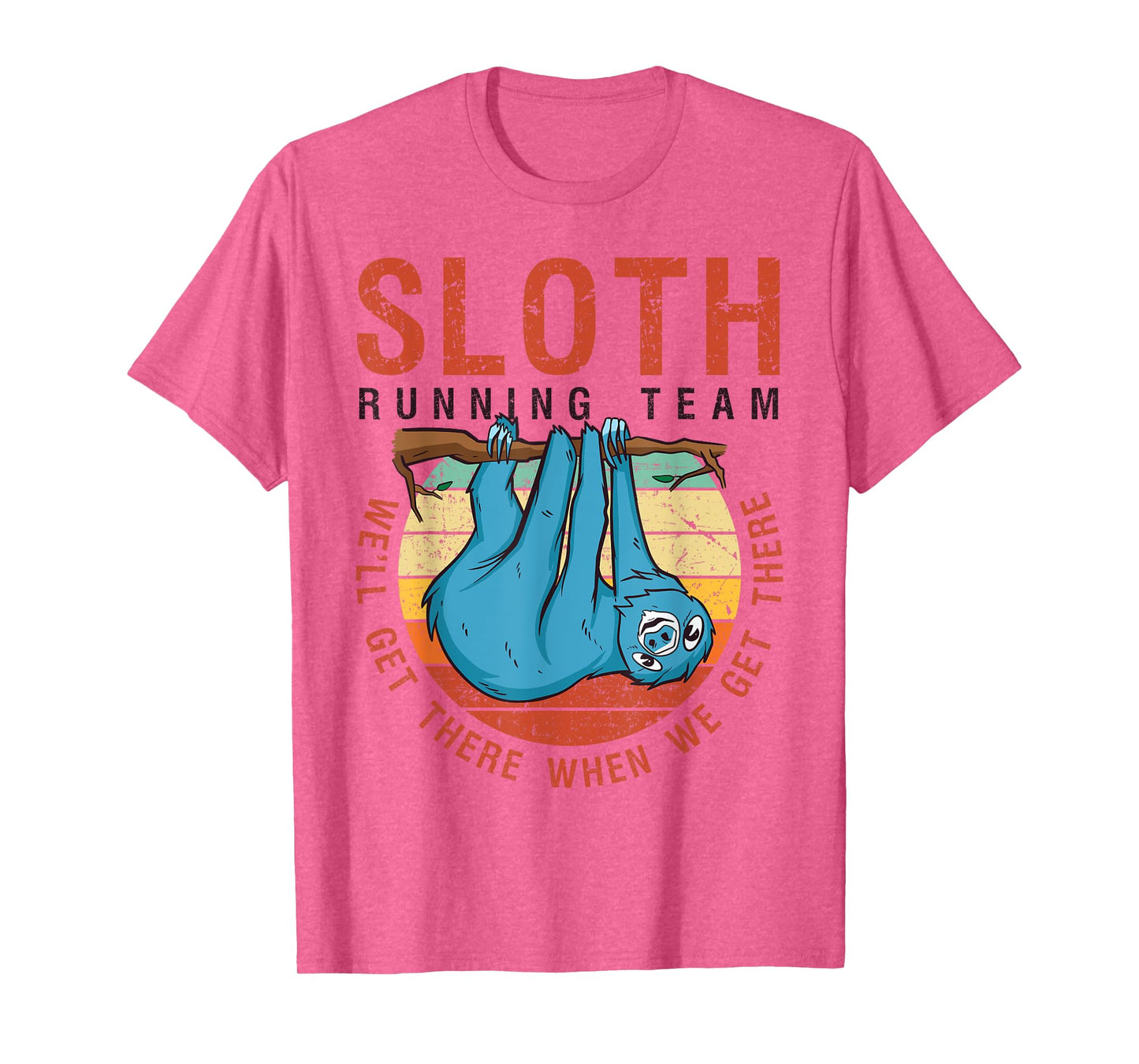Sloth Running Team Funny Marathon Runner Sloth-Lover Gift T-Shirt