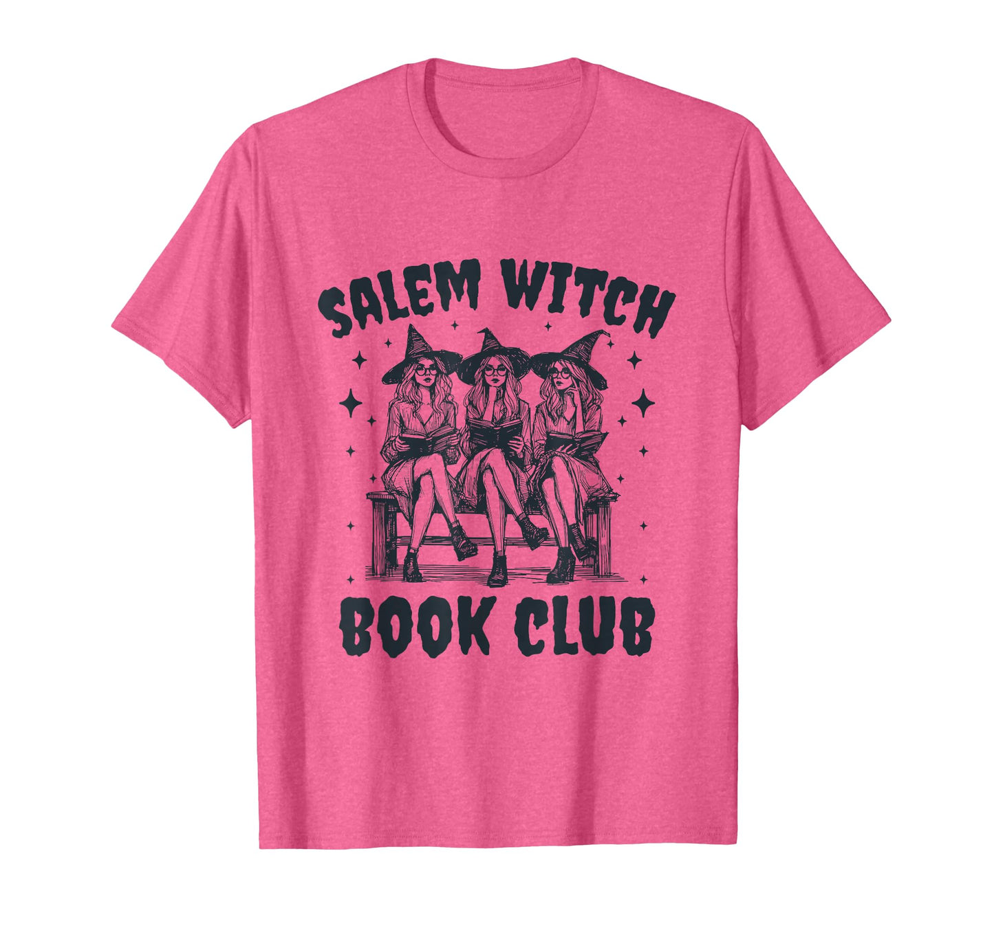 Salem Witch Book Club Retro Witches Reading T-Shirt