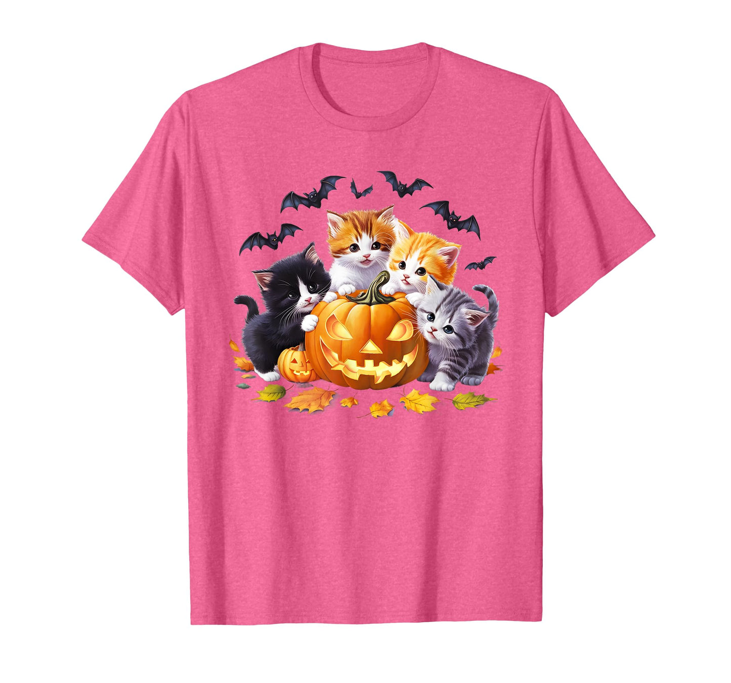 Vintage Cats Pumpkin Halloween cat pumpkin halloween costume Men Women Kids T-Shirt