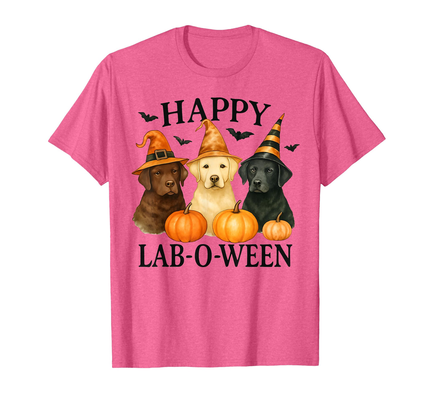 Happy Lab-O-Ween Labrador Halloween Dog Lover Design T-Shirt