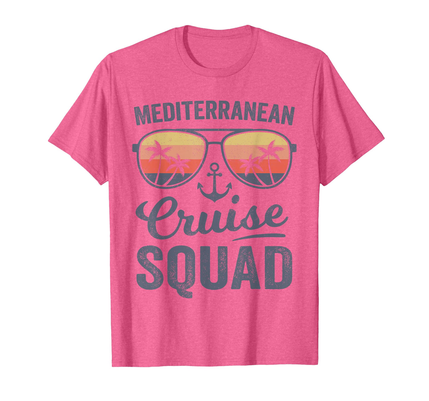 Mediterranean Cruise Squad 2025 Europe Family Matching T-Shirt