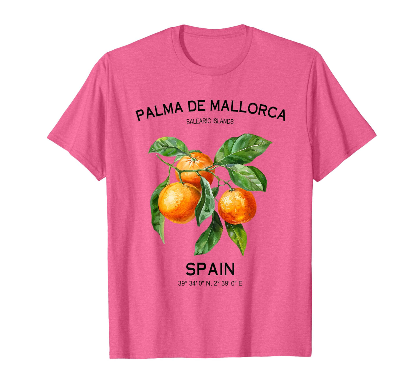 Palma de Mallorca Balearic Islands Oranges Spanish Art Spain T-Shirt