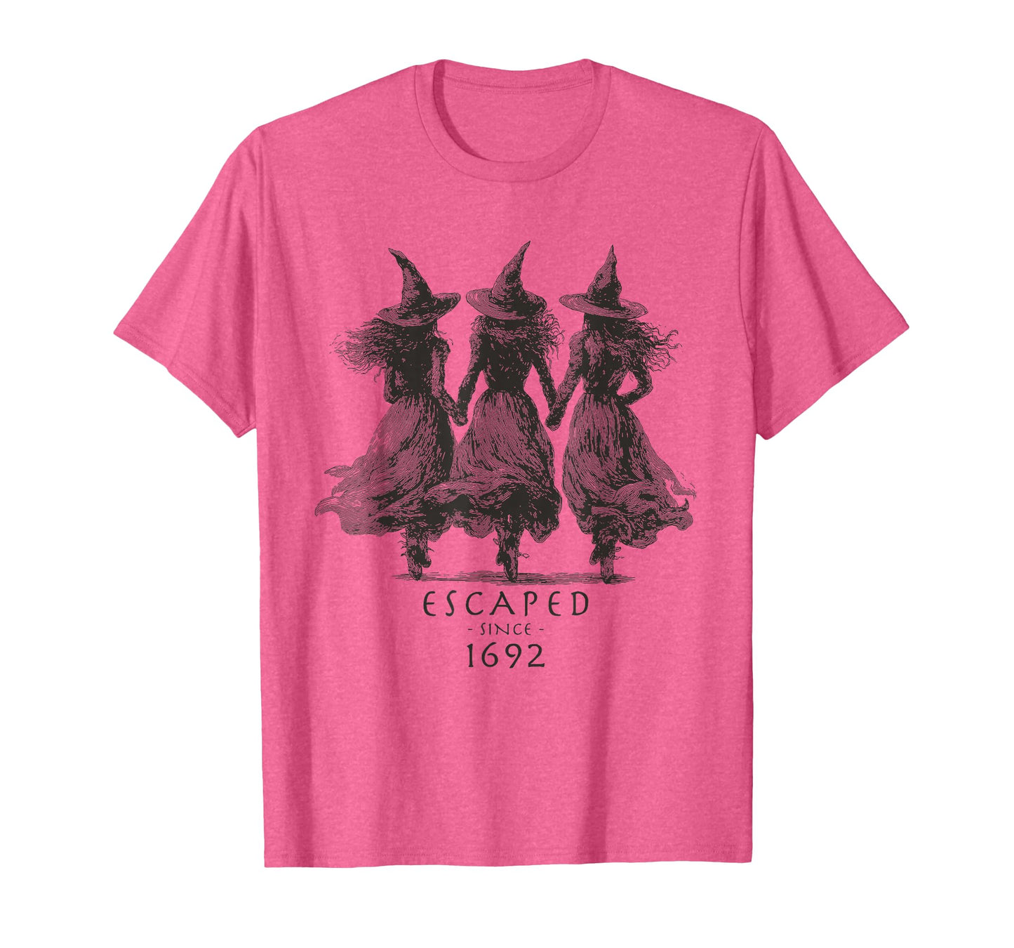 Escaped Since 1692 Salem Witch Halloween T-Shirt
