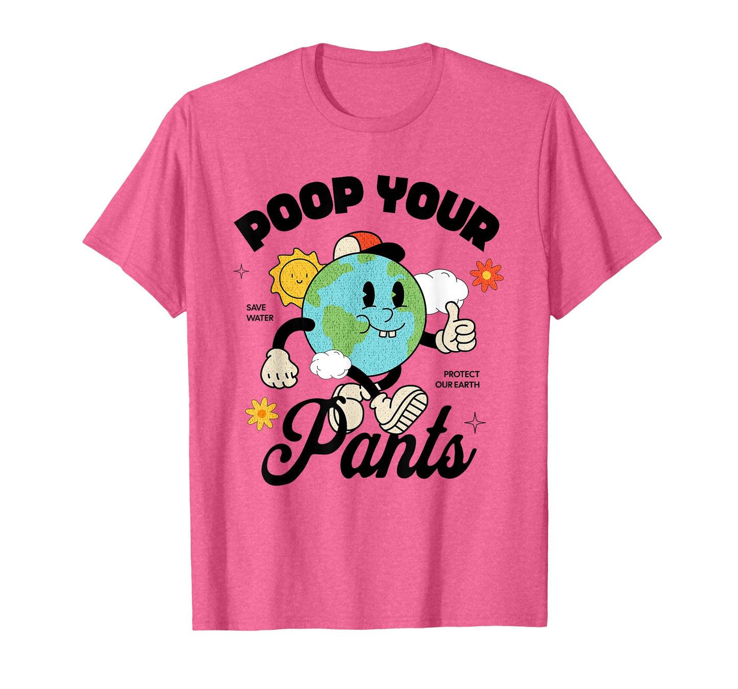 Funny Ironic Sarcastic Sayings Cynical Unique Tees Poop Your Pants Funny Toilet Humor Adult Humor Meme Unisex-Adults T-Shirt Grey Small