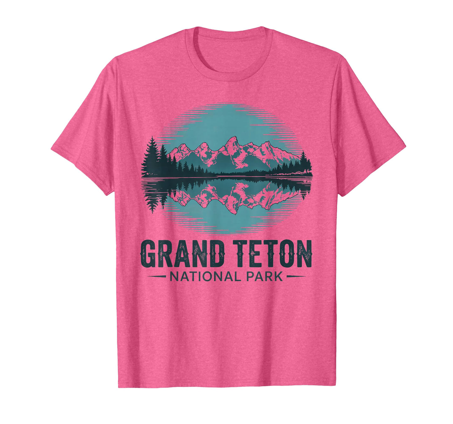 Grand Teton National Park Retro Outdoor US National Park T-Shirt
