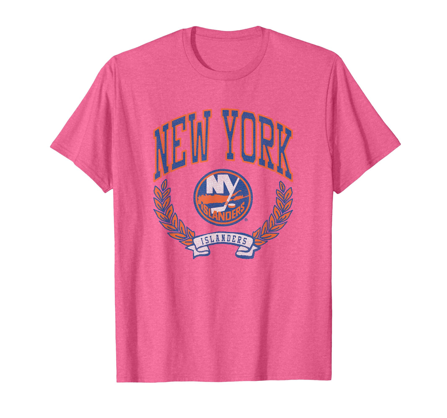 New York Islanders Vintage Victory Gray Officially Licensed T-Shirt