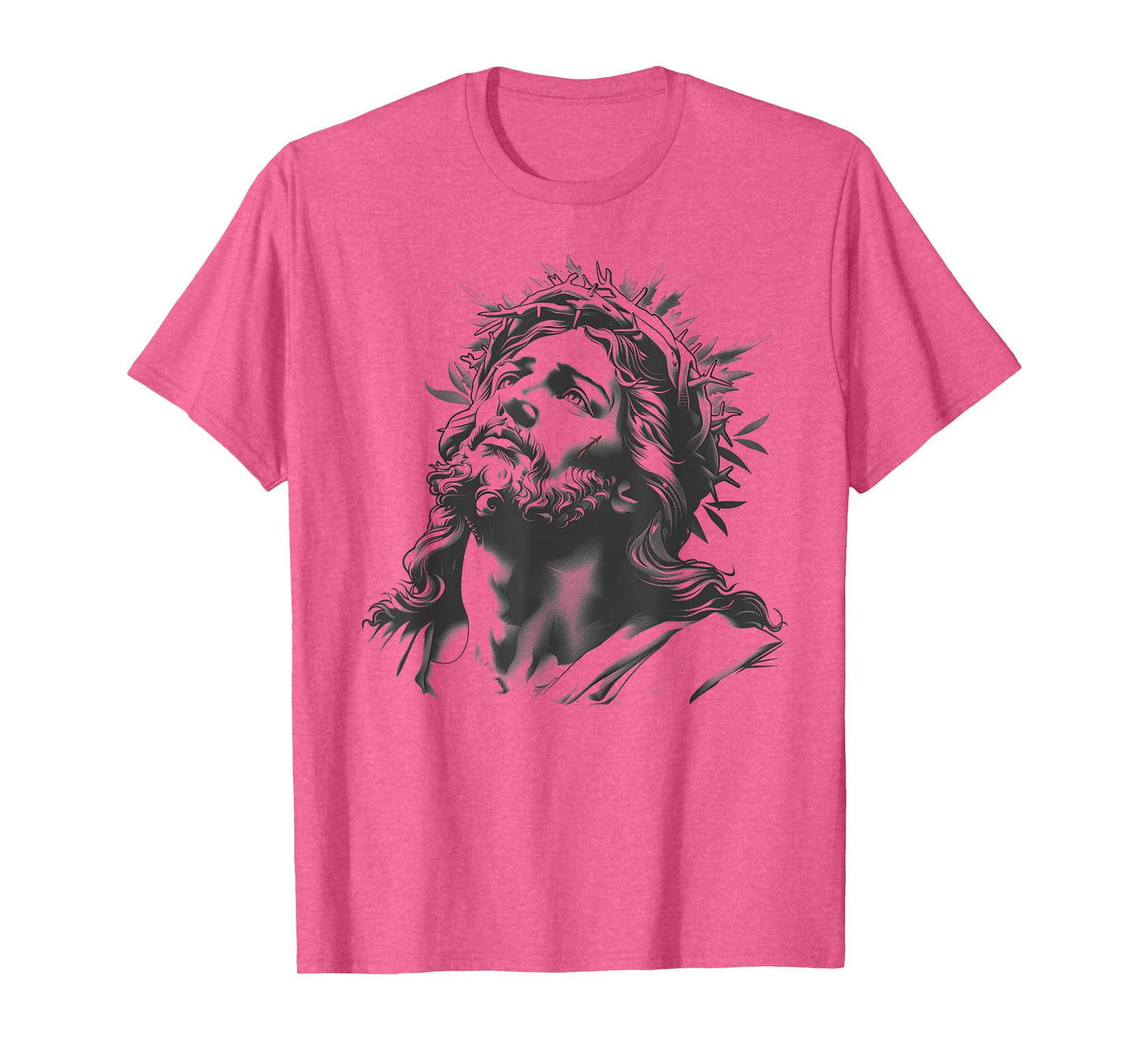 Tattoo Style Jesus Christ Face T-Shirt