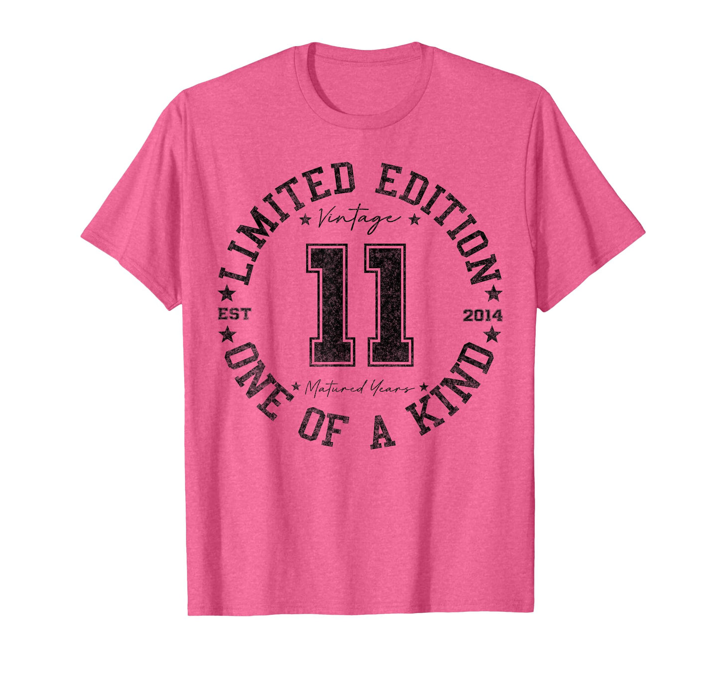 11 Year Old Gifts Vintage 2014 Limited Edition 11th Birthday T-Shirt