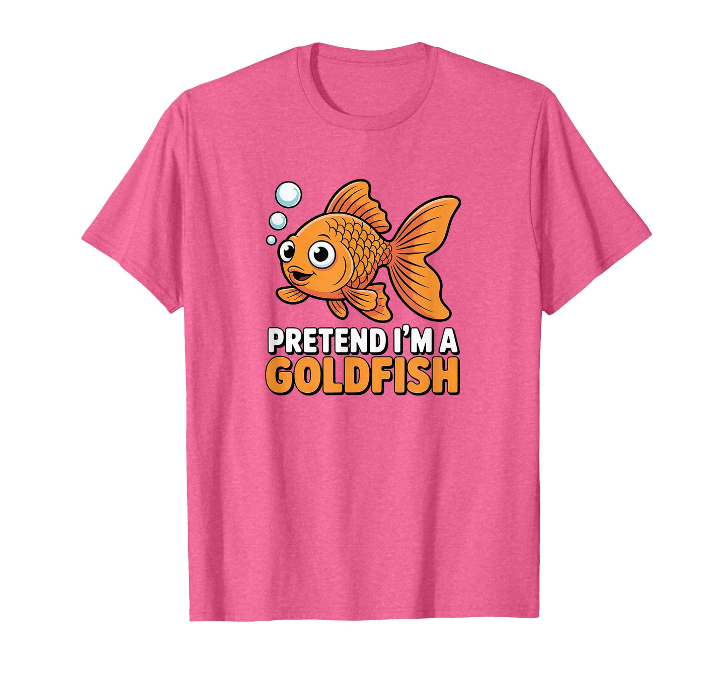 Pretend I'm a Goldfish, Halloween Costume Couples Matching T-Shirt