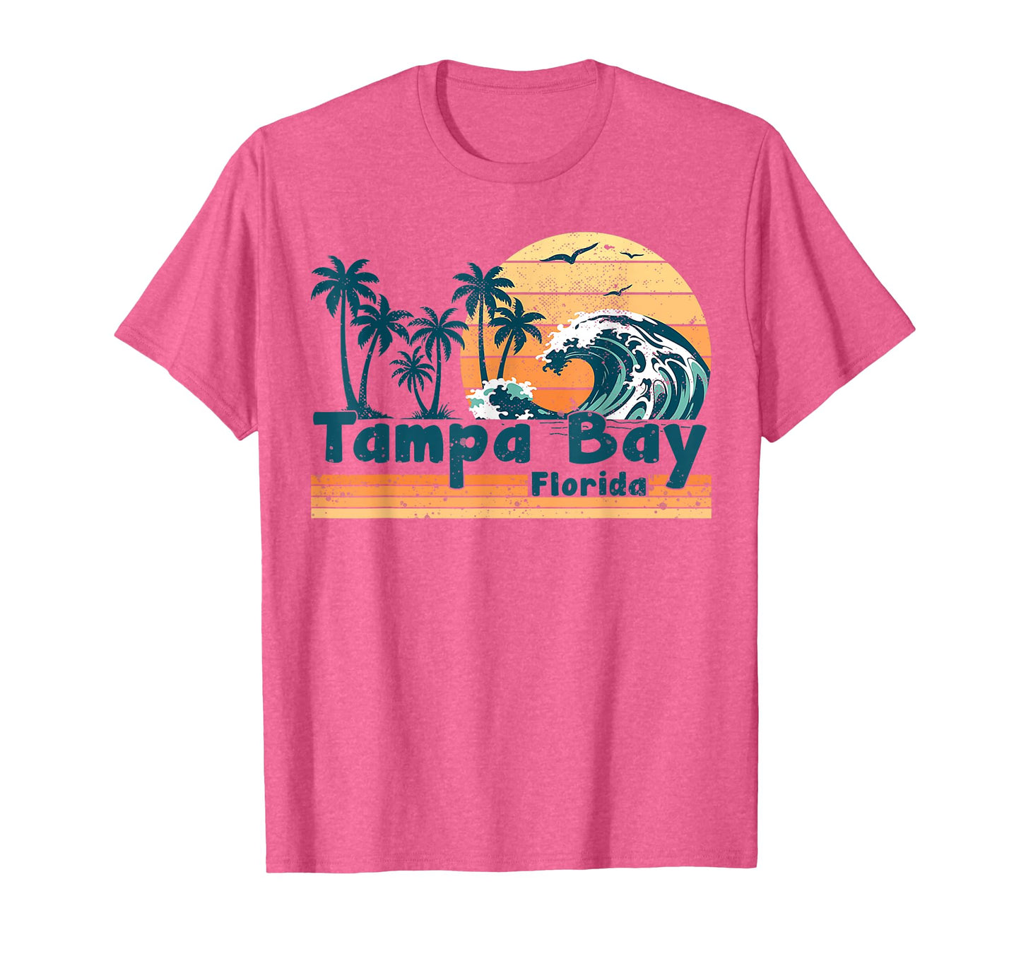Tampa Bay Florida Beach Vintage Spring Break Vacation Retro T-Shirt
