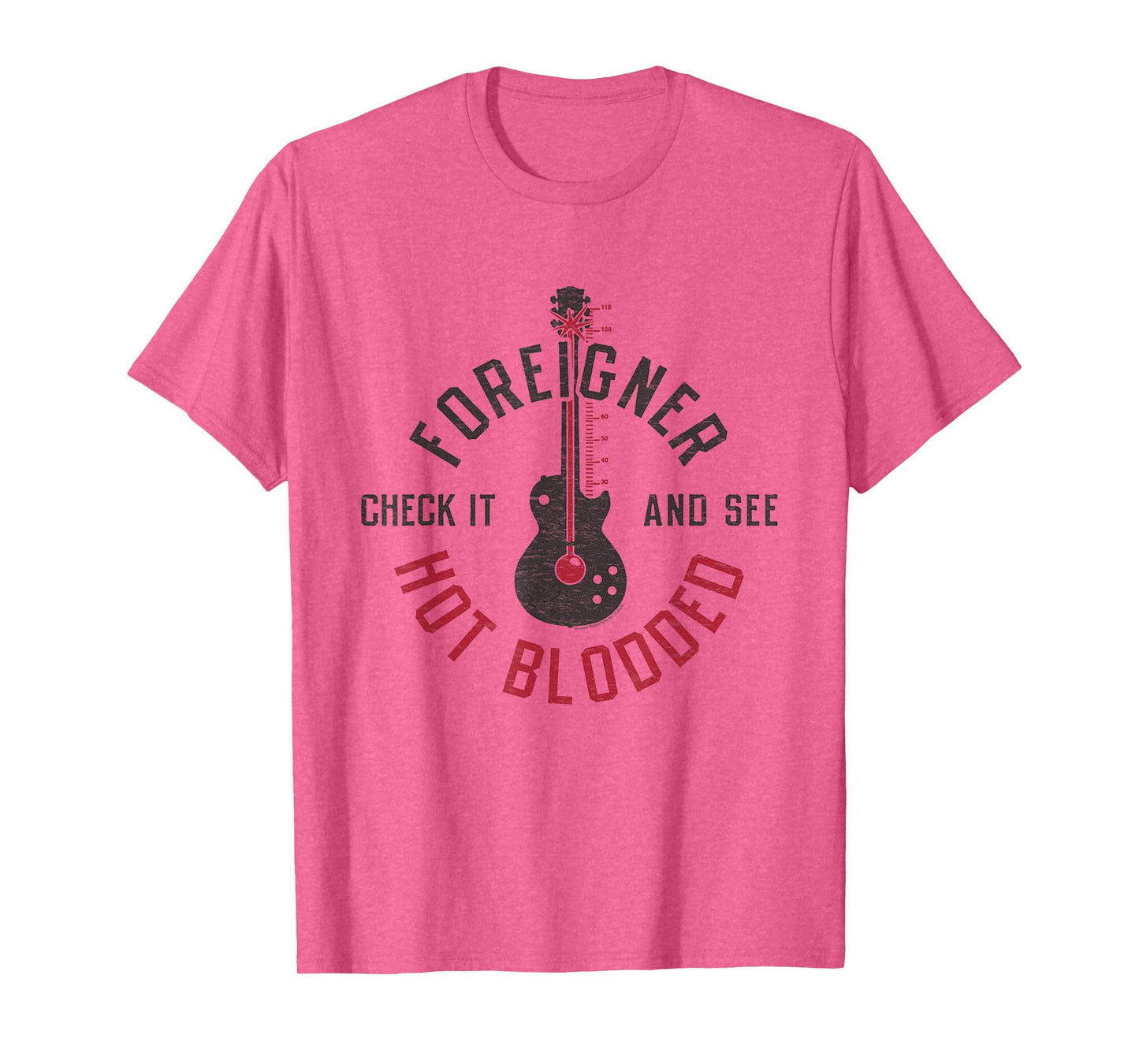 Ripple Junction x Foreigner Hot Blooded Guitar Classic Rock T-Shirt