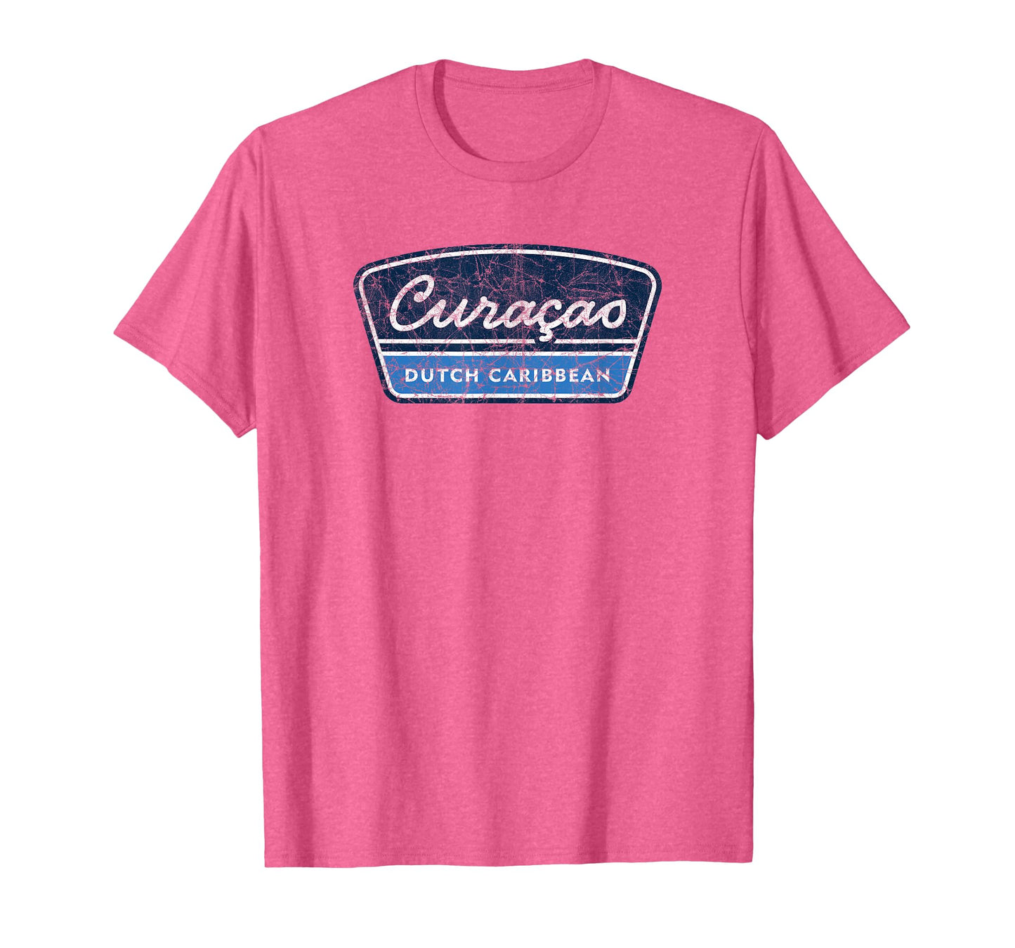 Vintage Curacao Dutch Caribbean Souvenir Mens Womens Retro T-Shirt