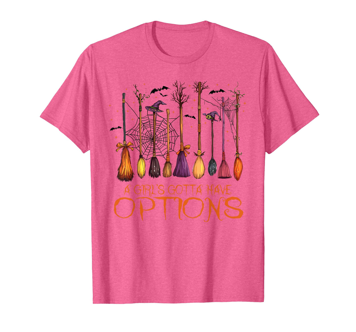 Retro A Girl’s Gotta Have Options Spooky Witches Halloween T-Shirt