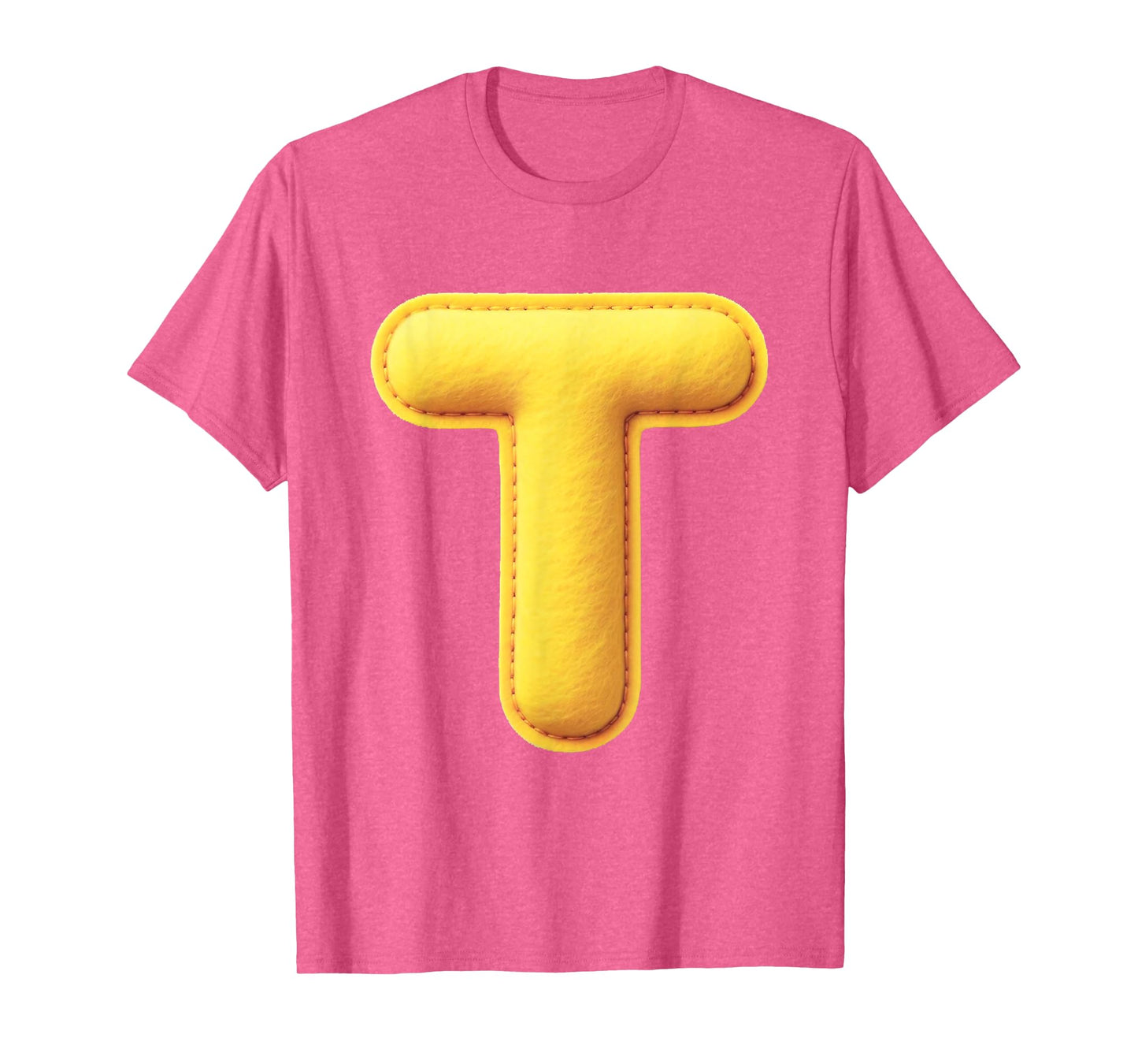 Letter T Funny Chipmunk Group Matching Thanksgiving Costume T-Shirt