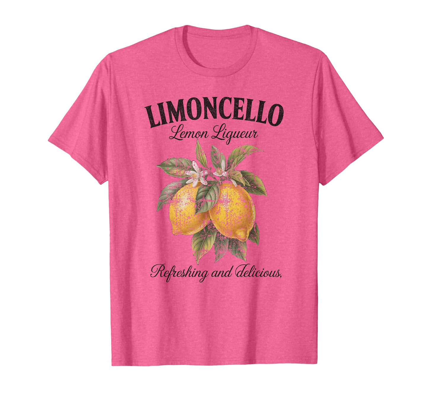 Limoncello Italy Vintage Refreshing Lemon Vacation Men Woman T-Shirt