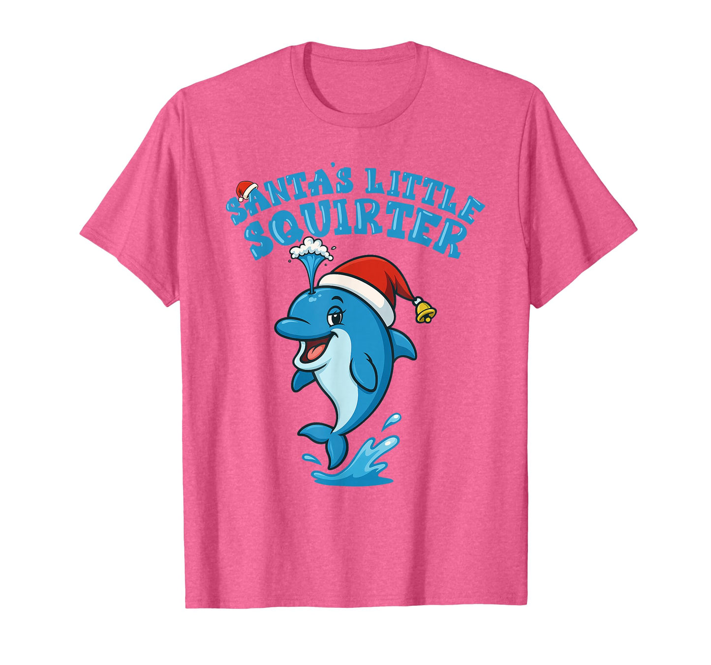 Inappropriate Funny Santa's Little Squirter Embarrassing T-Shirt