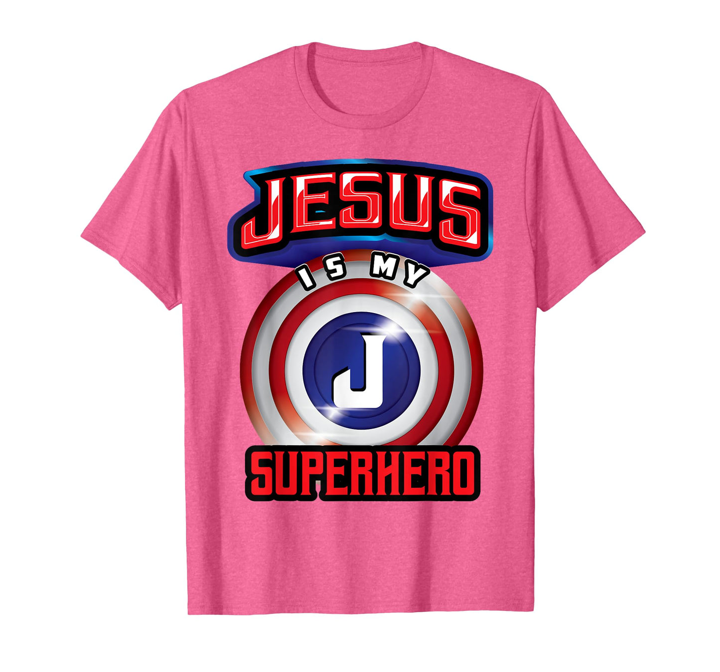Jesus Is My Superhero Shirt | Cute Powerful Christian Gift T-Shirt