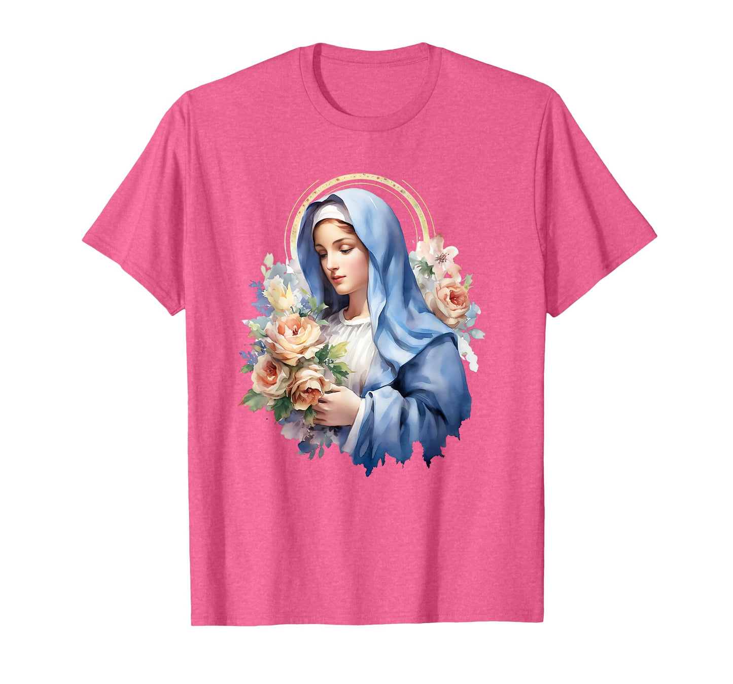 Virgen Mary La Virgen De Guadalupe Rosa for Men Woman T-Shirt