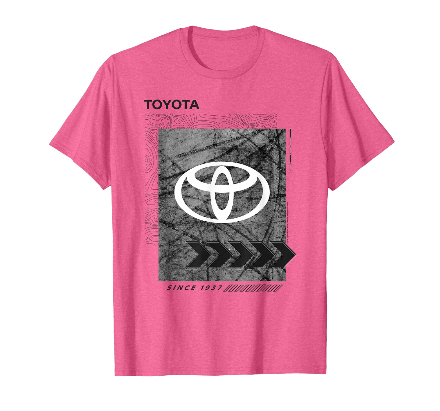 Toyota Epic Since 1937 Distressed Big Chest Poster T-Shirt