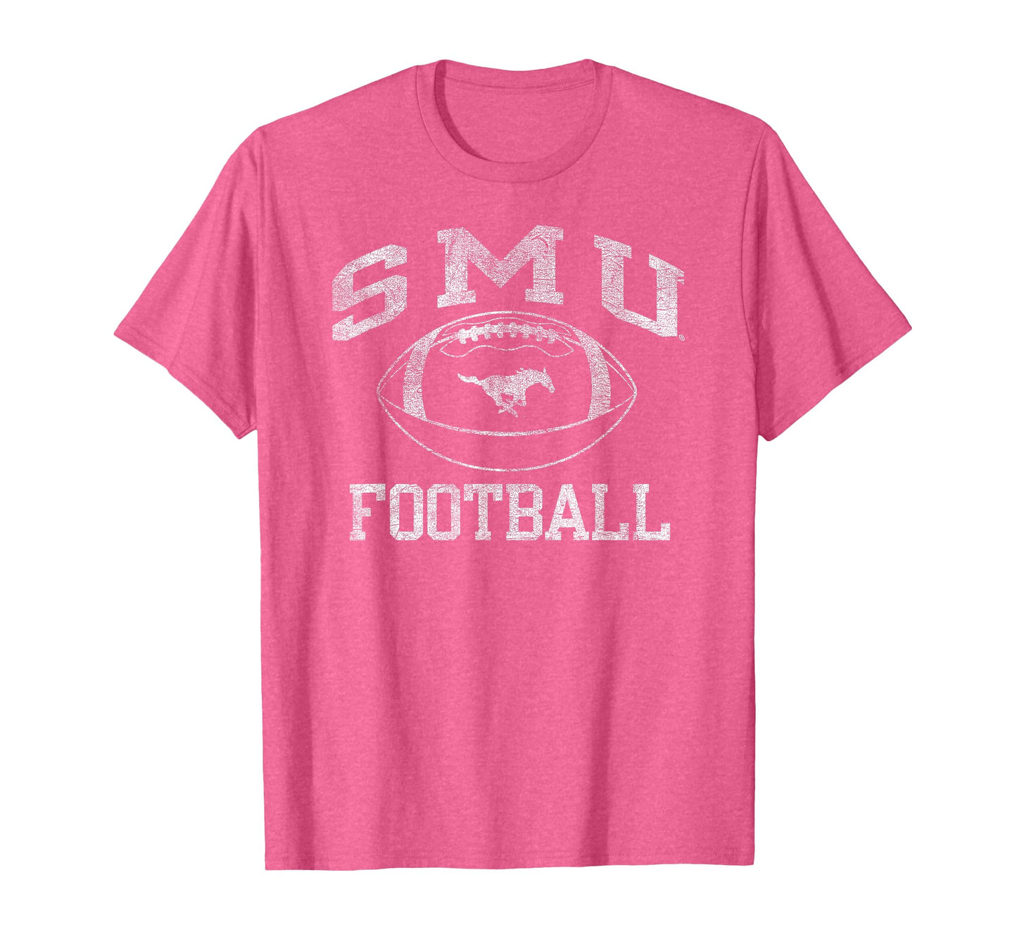 SMU Mustangs Football Intensity Red Officially Licensed T-Shirt