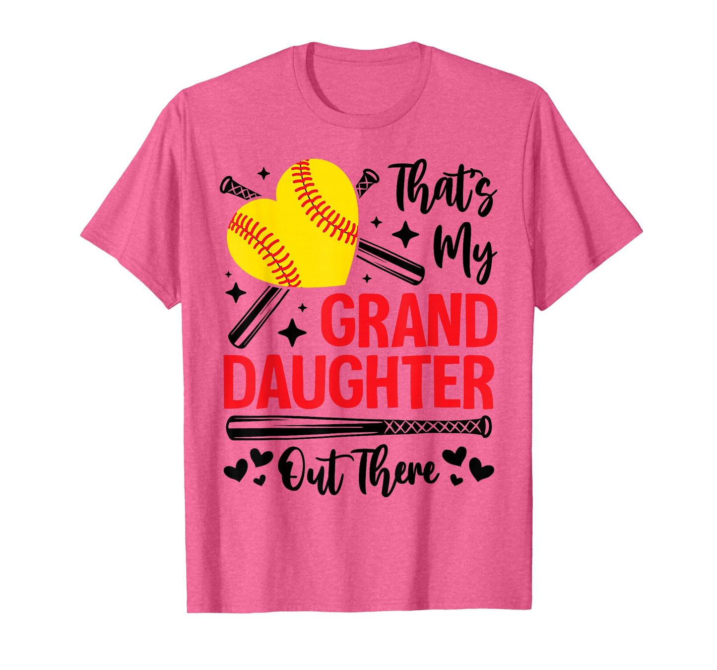 That's My Granddaughter Out There Softball Grandma Grandpa T-Shirt