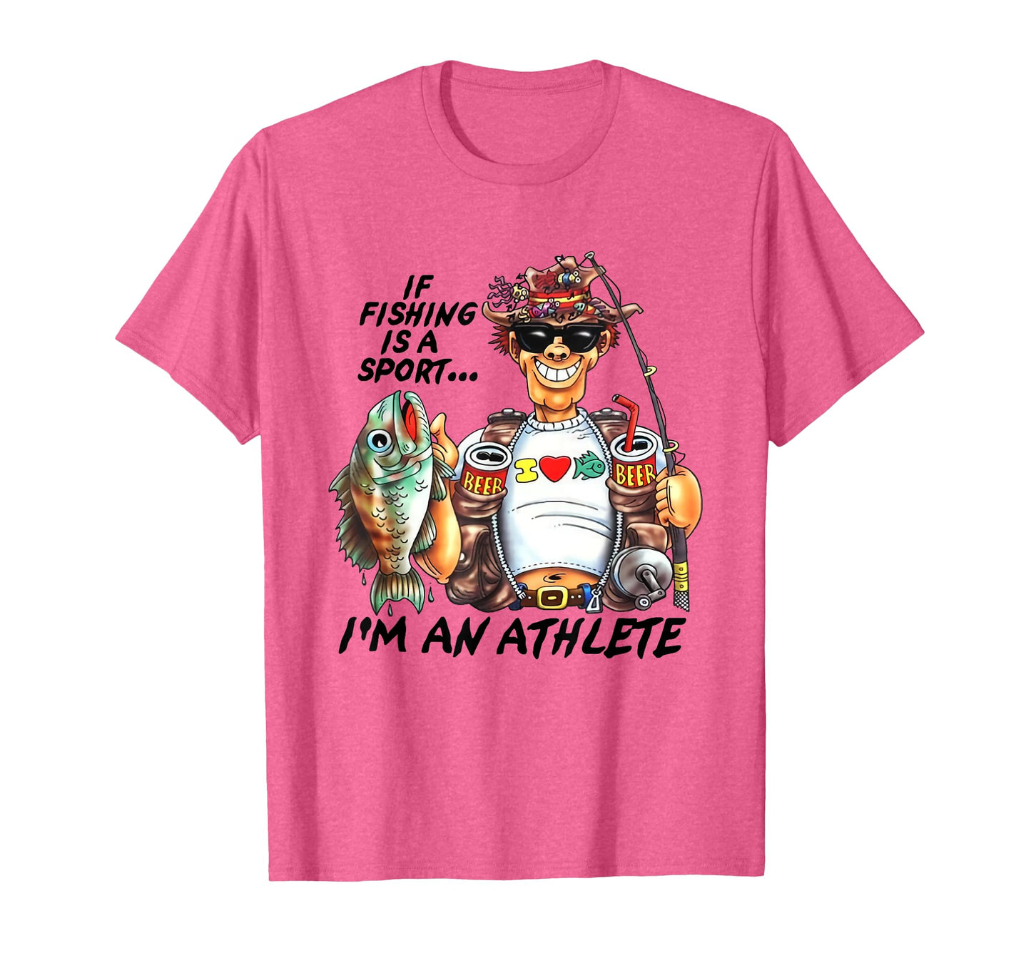 If Fishing Is A Sport I'm An Athlete Funny Fishing Lovers T-Shirt