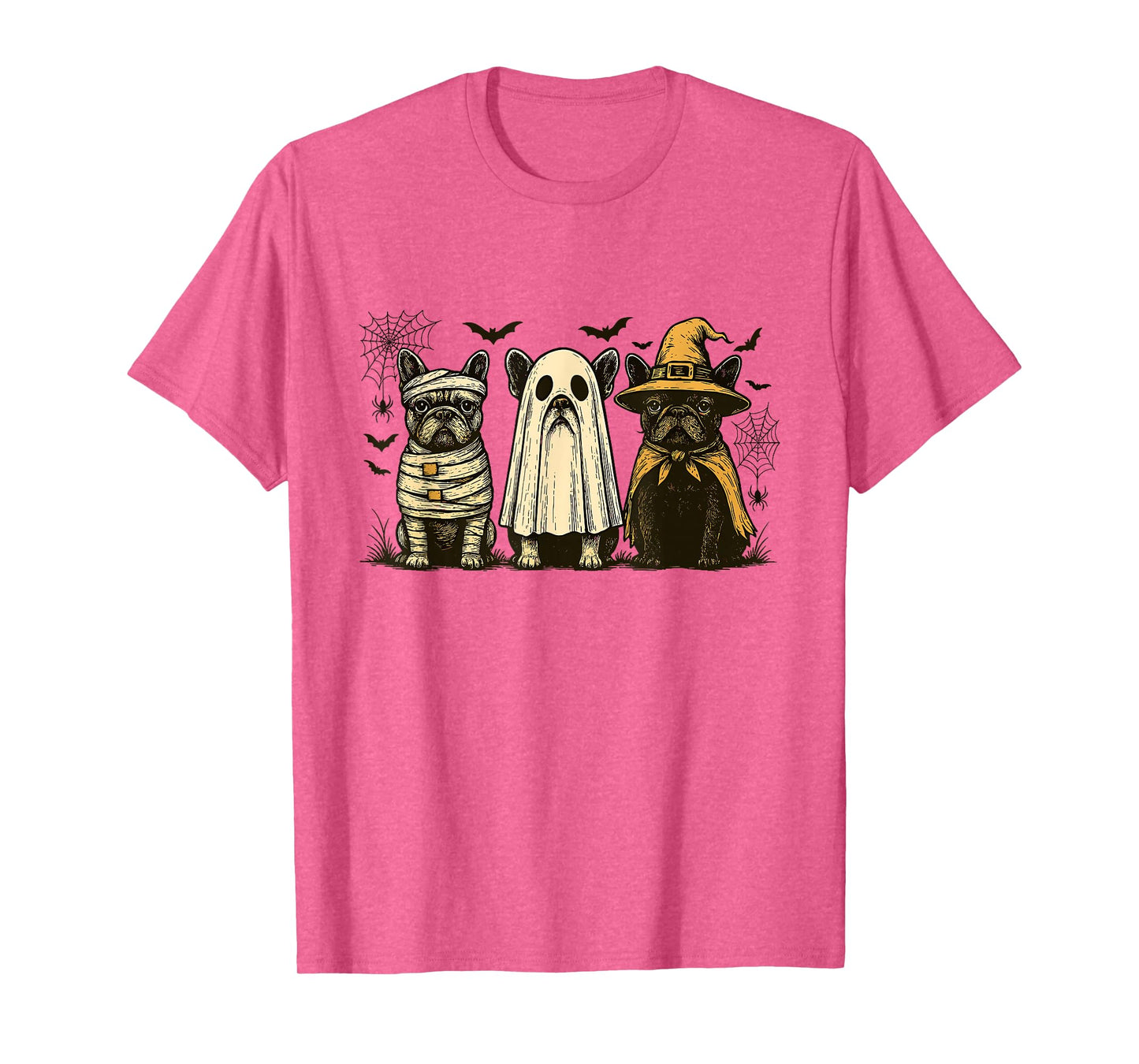 Mummy French Bulldog Halloween French Bulldog Witch Dog Mom T-Shirt