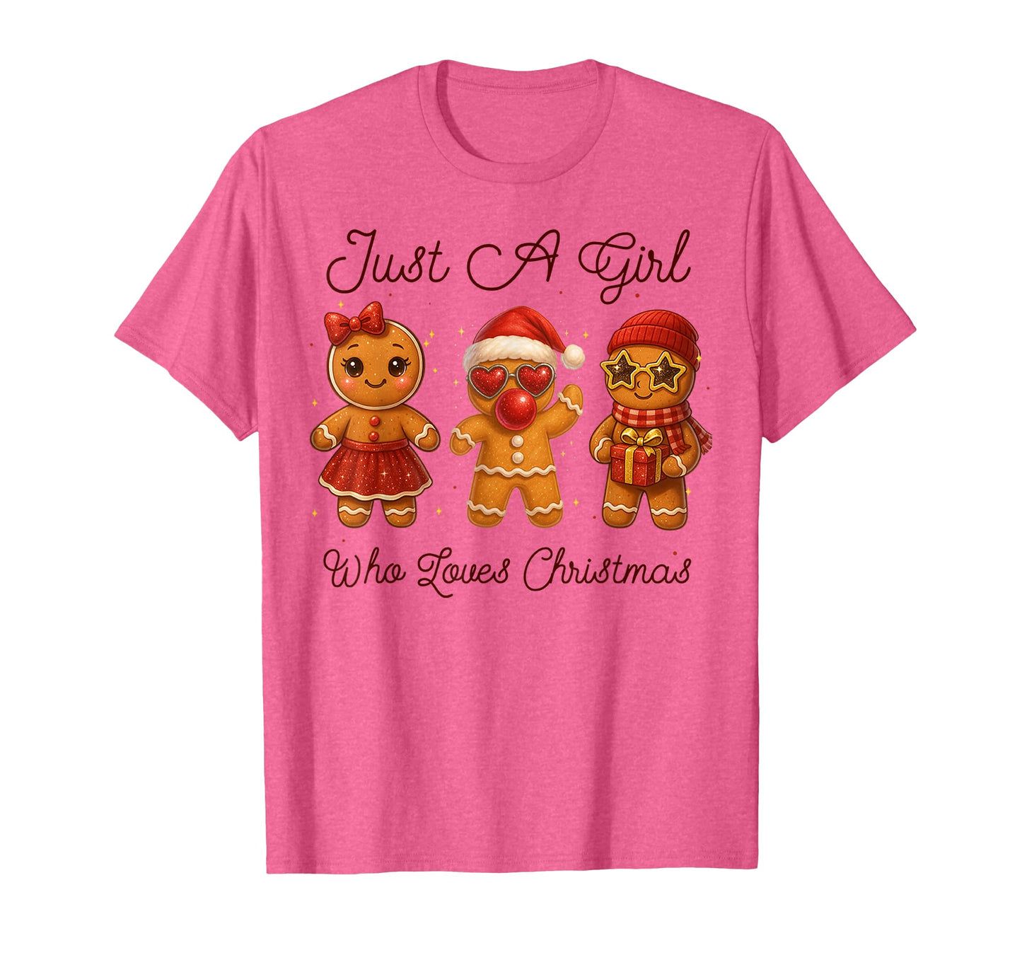 Christmas Gingerbread Coquette Matching Family Xmas Holiday T-Shirt