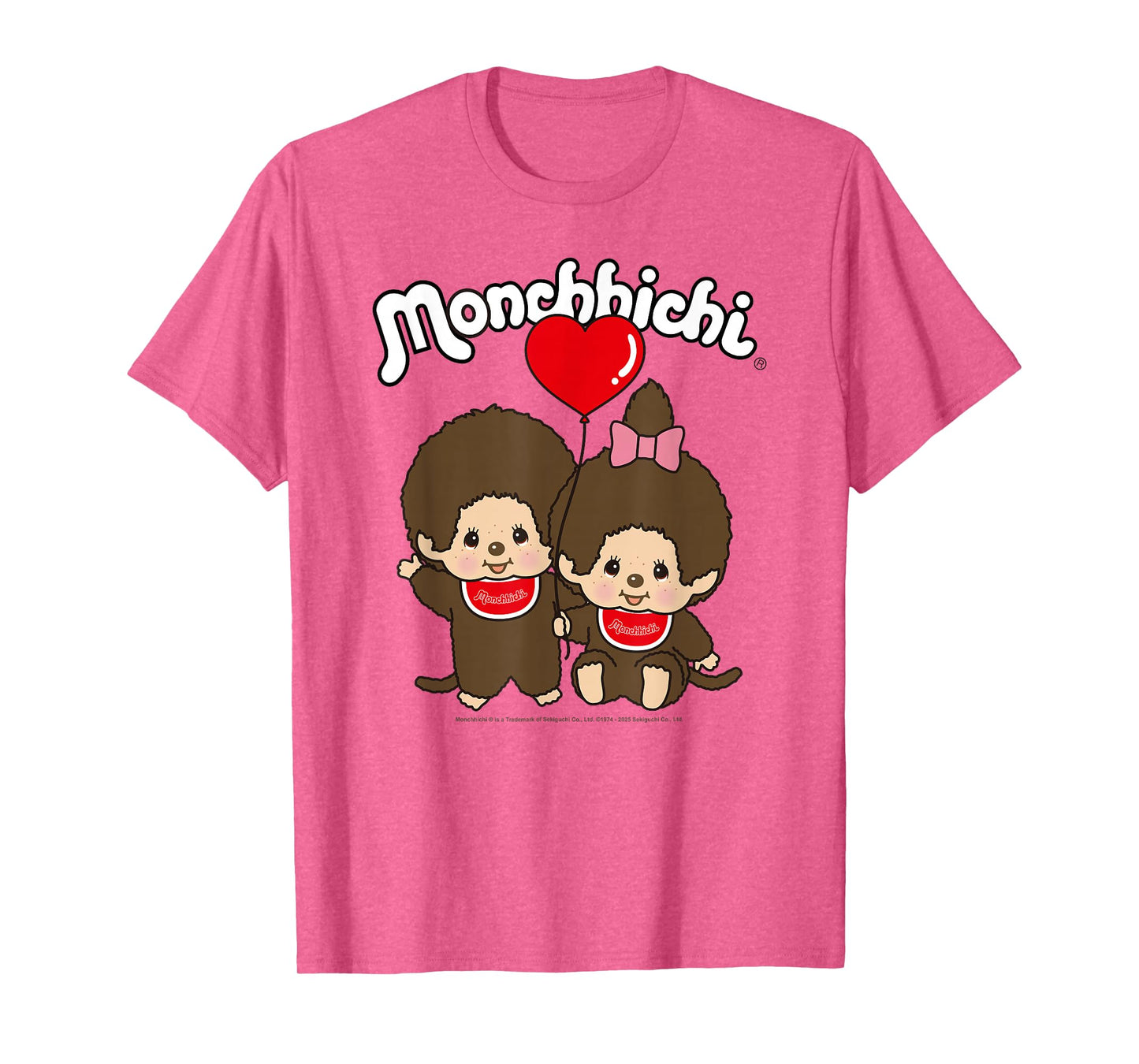 Monchhichi Valentine's Day Cute Little Fluffy Twins T-Shirt