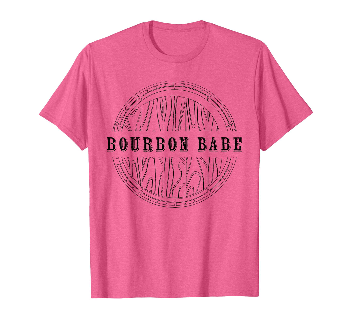 Womens Kentucky Bourbon Babe Whiskey Barrel Country Fan T-Shirt