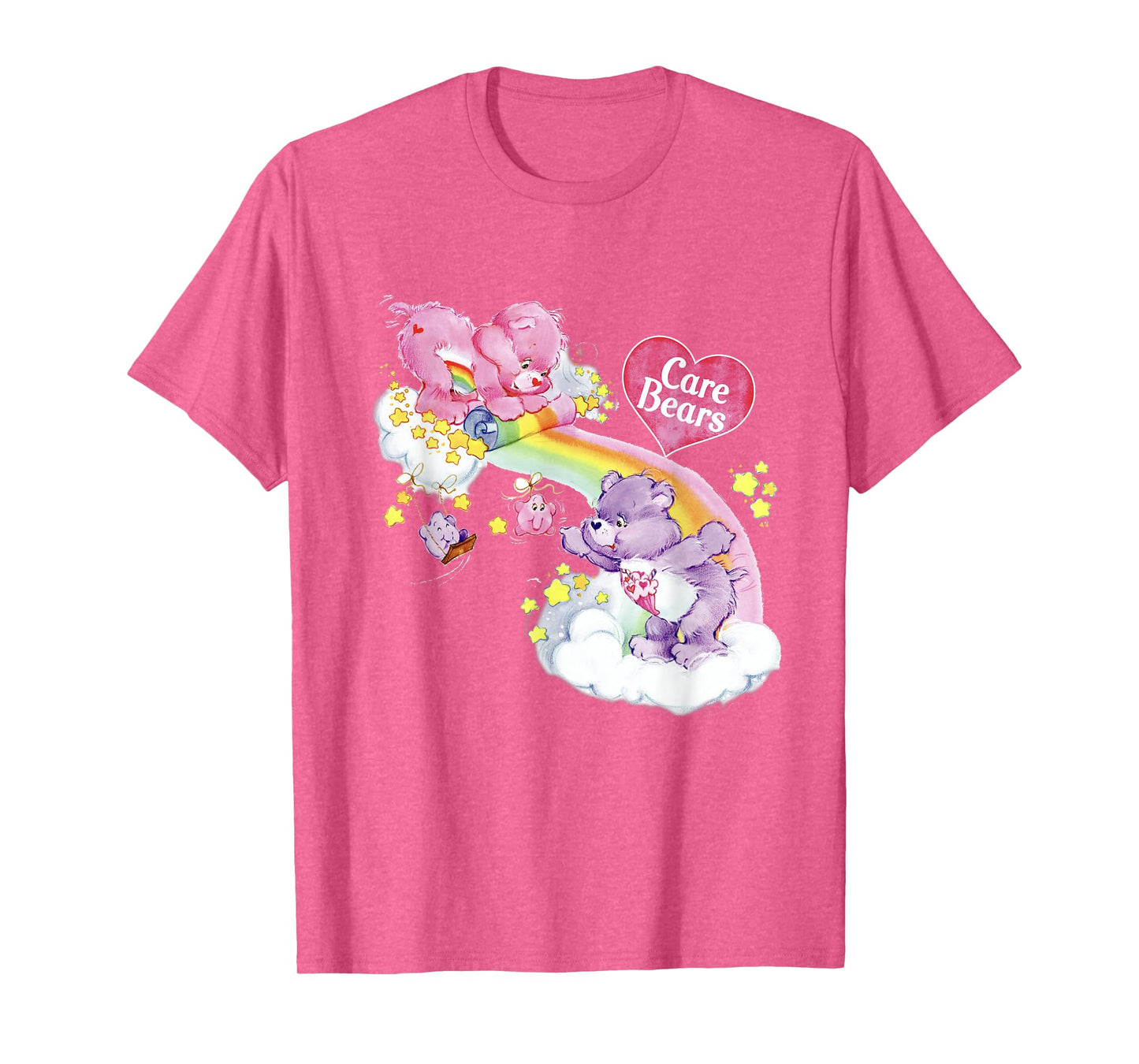 Care Bears Cheer & Share Rainbow Waterfall Logo T-Shirt