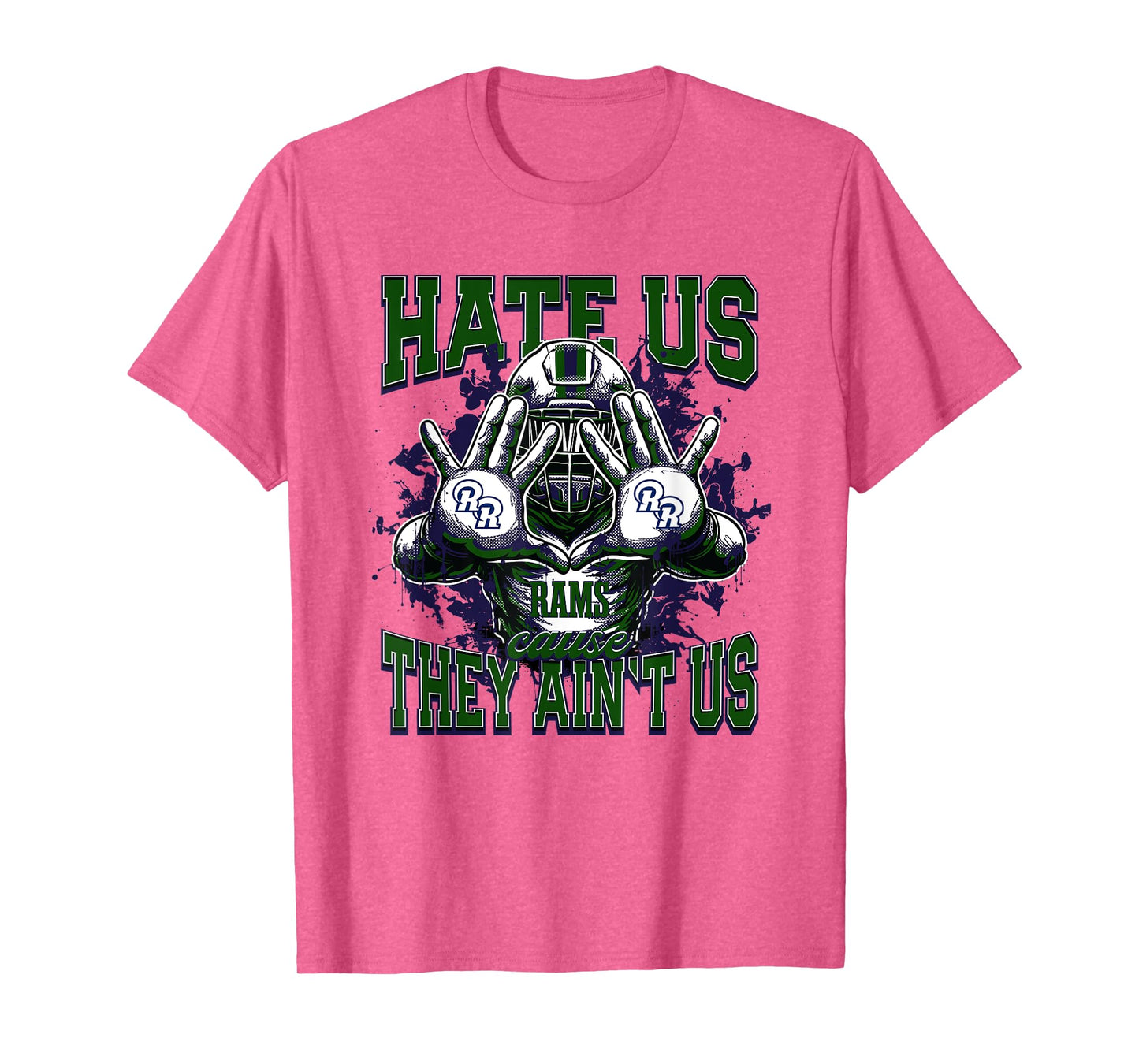 Rio Rancho Rams Logo Hate Us Cause They Ain't HS T-Shirt