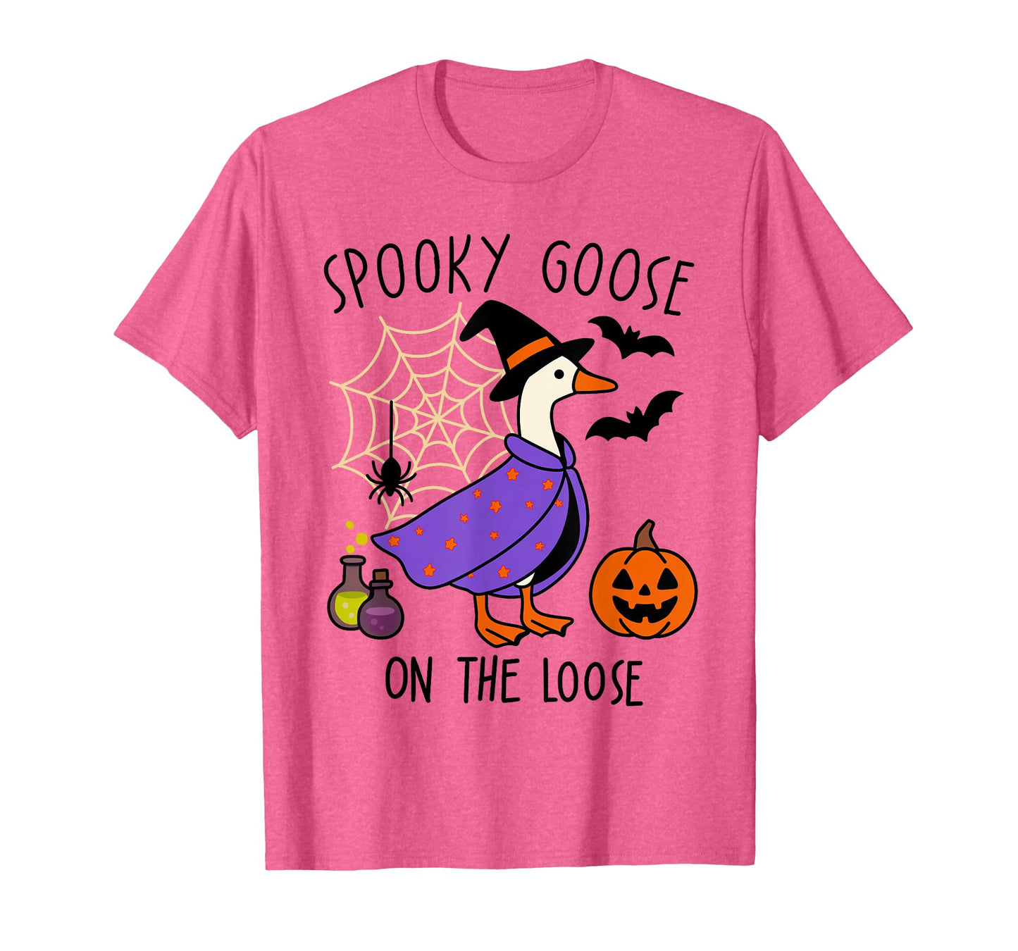 Spooky Goose On The Loose Just A Spooky Goose Halloween T-Shirt
