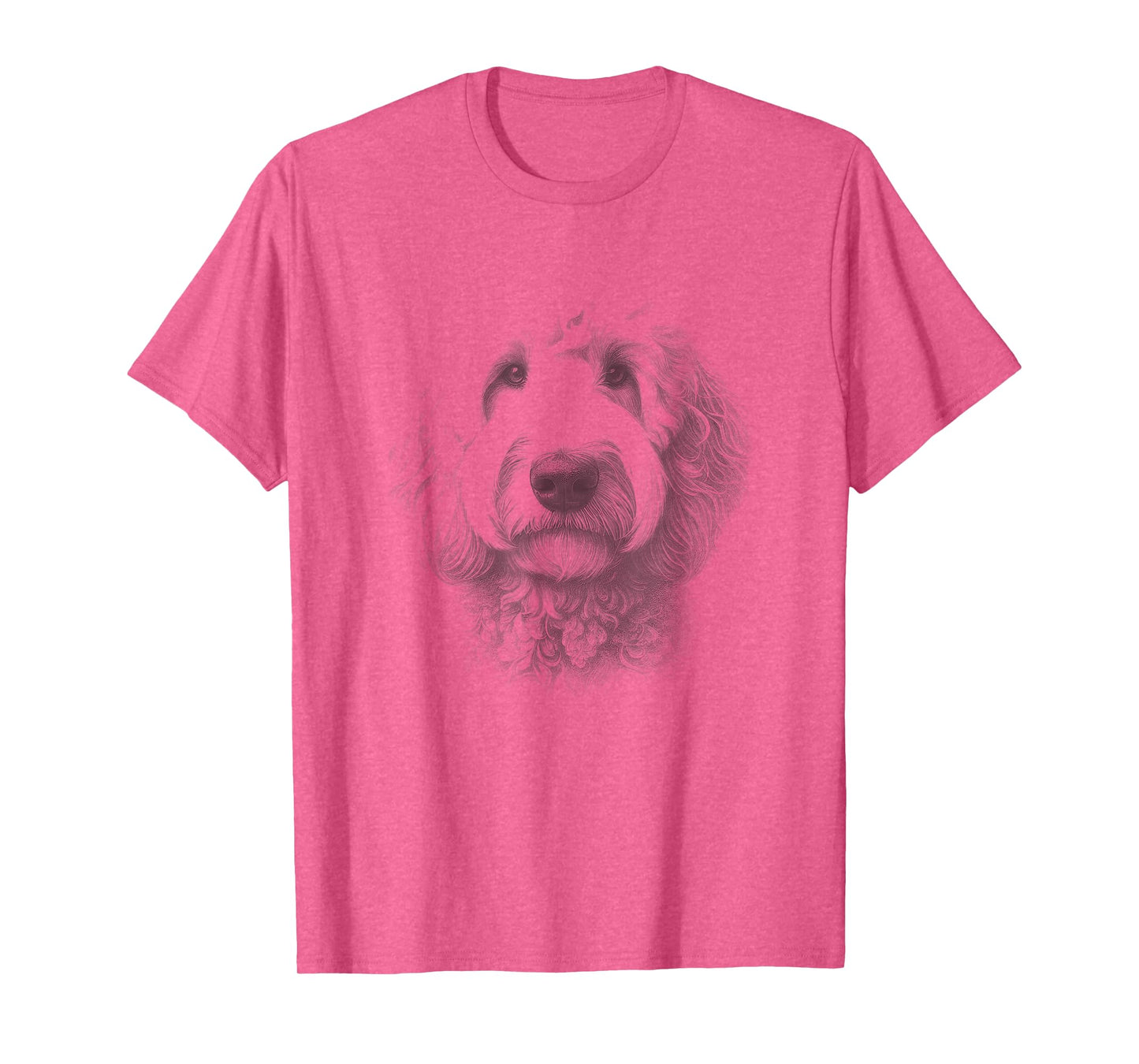 Vintage Goldendoodle Drawing Art Design T-Shirt