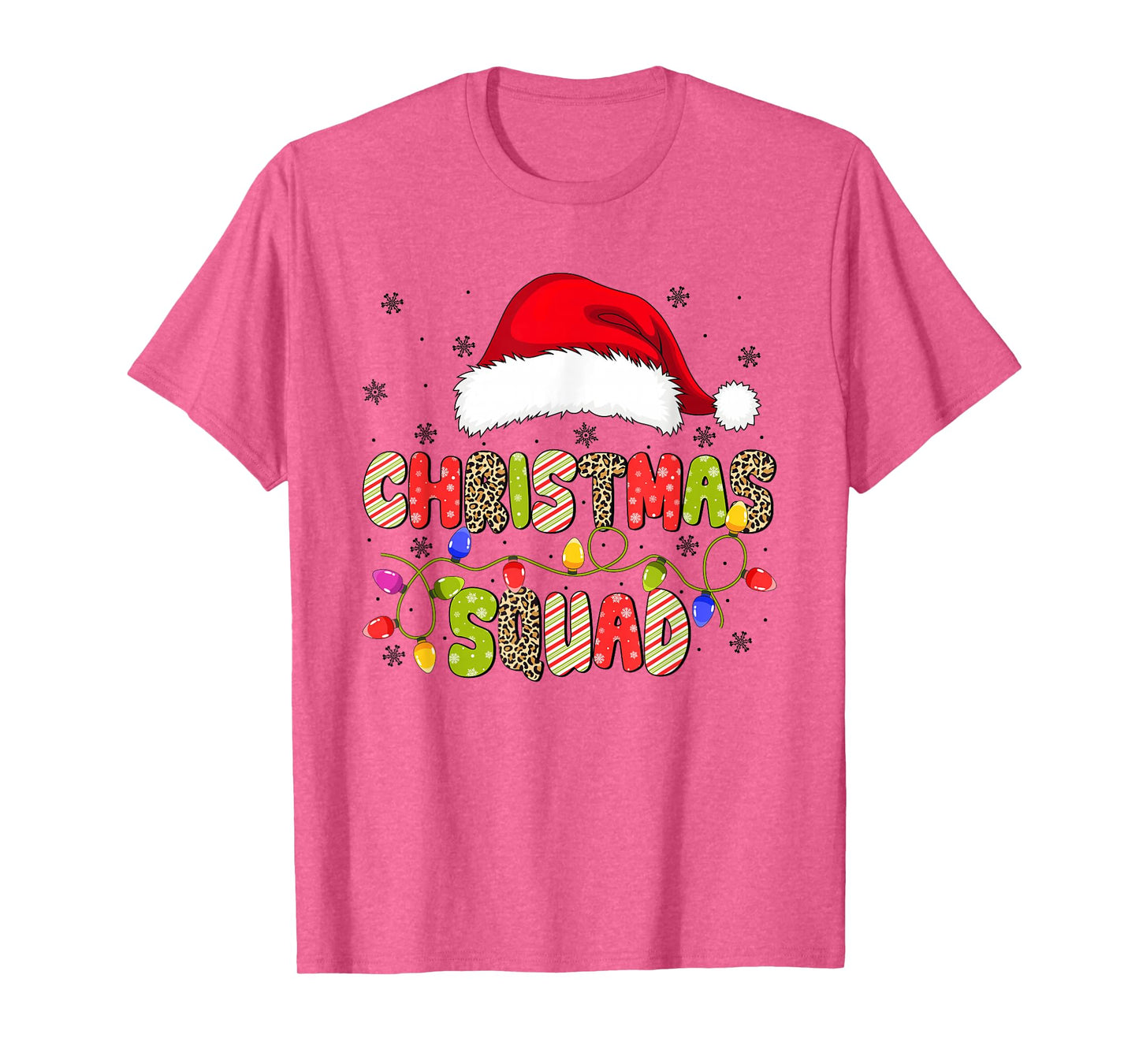 Christmas Squad Matching Family Group Santa Xmas Pajamas T-Shirt