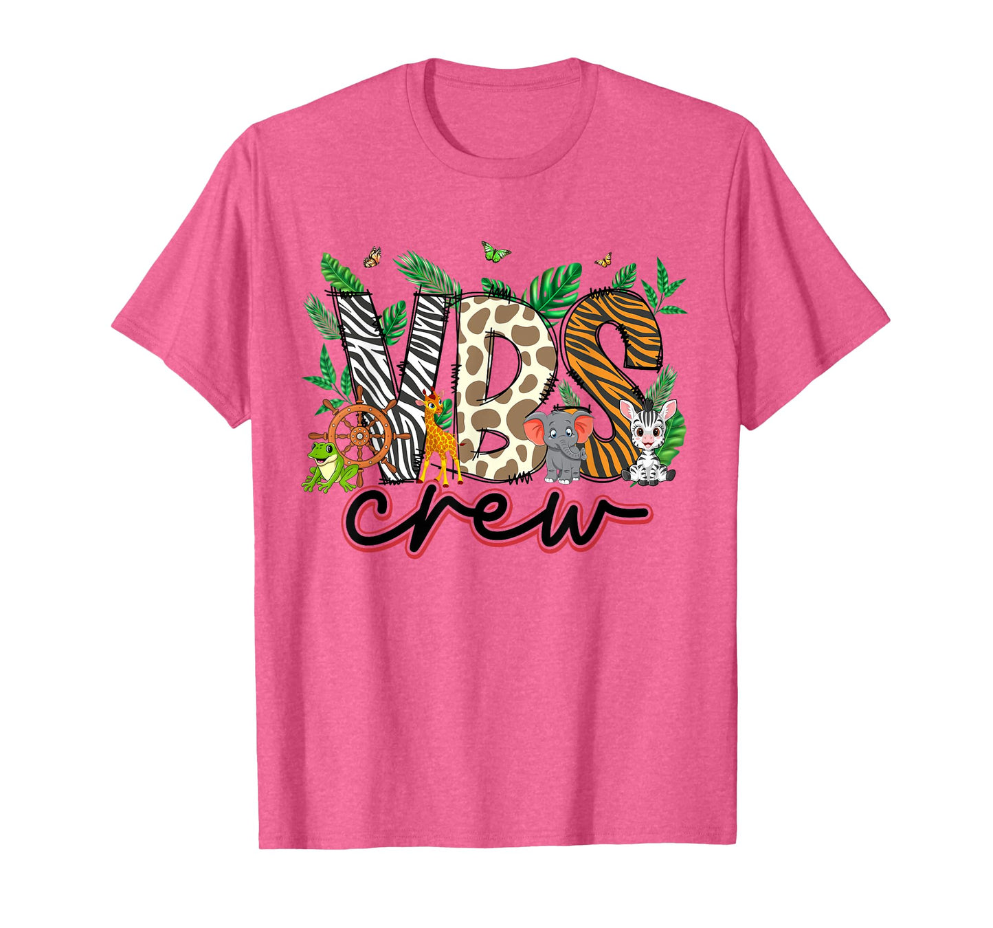 VBS Crew VBS 2024 Vacation Bible School Jungle Adventures T-Shirt