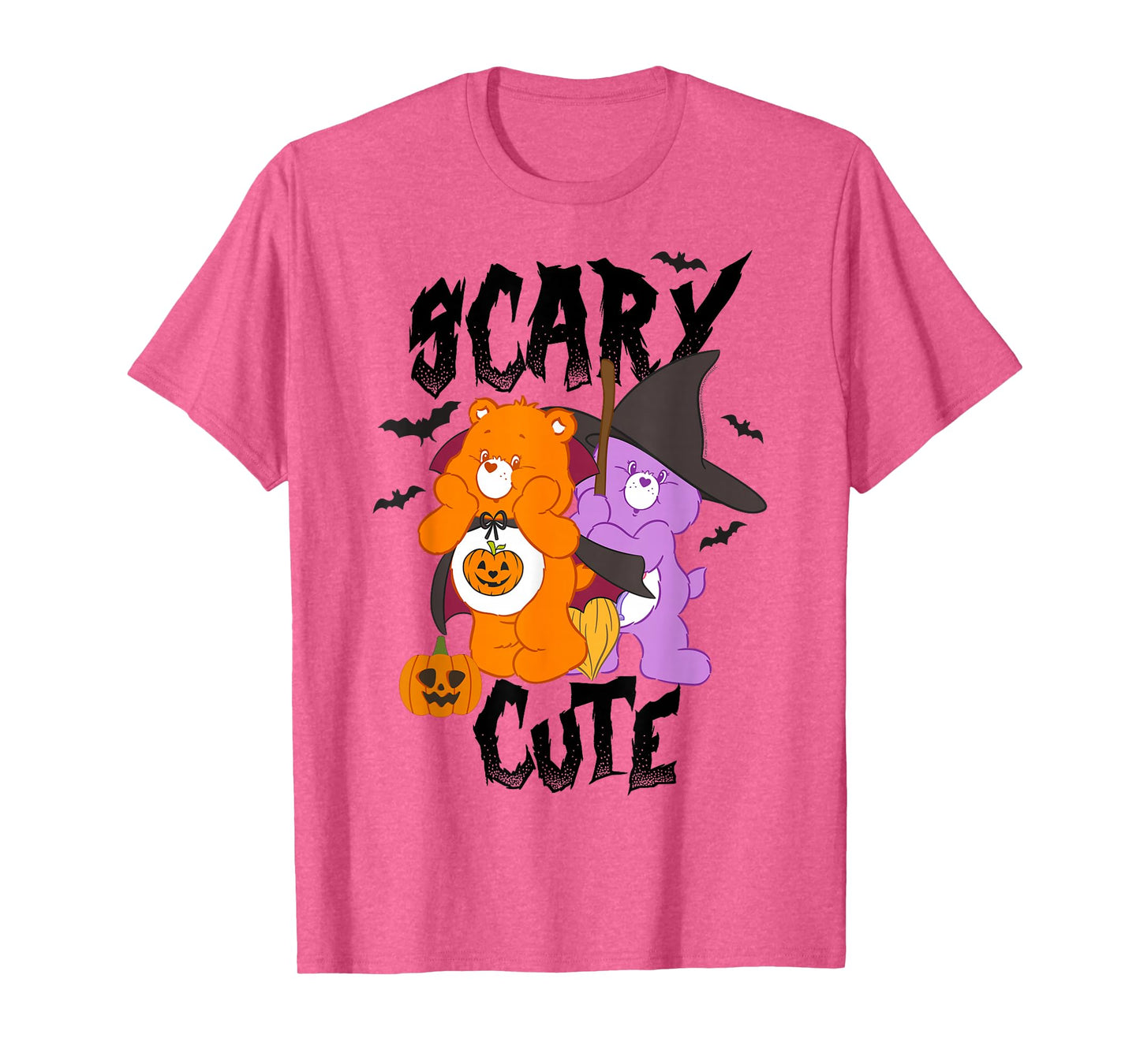 Care Bears Pumpkin And Witch Halloween Duo T-Shirt