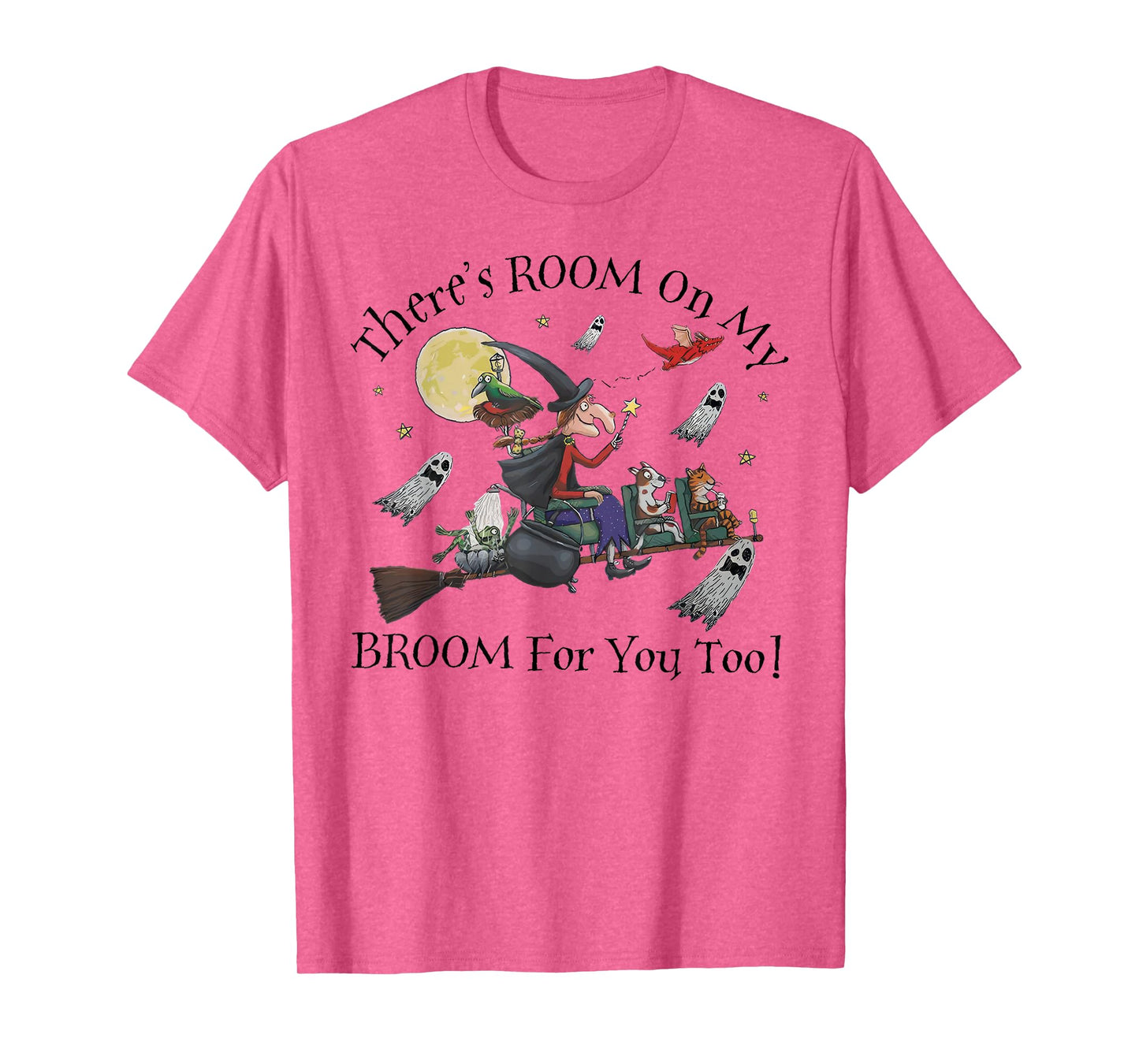 Halloween There's Room On My Broom For You Too Teacher T-Shirt