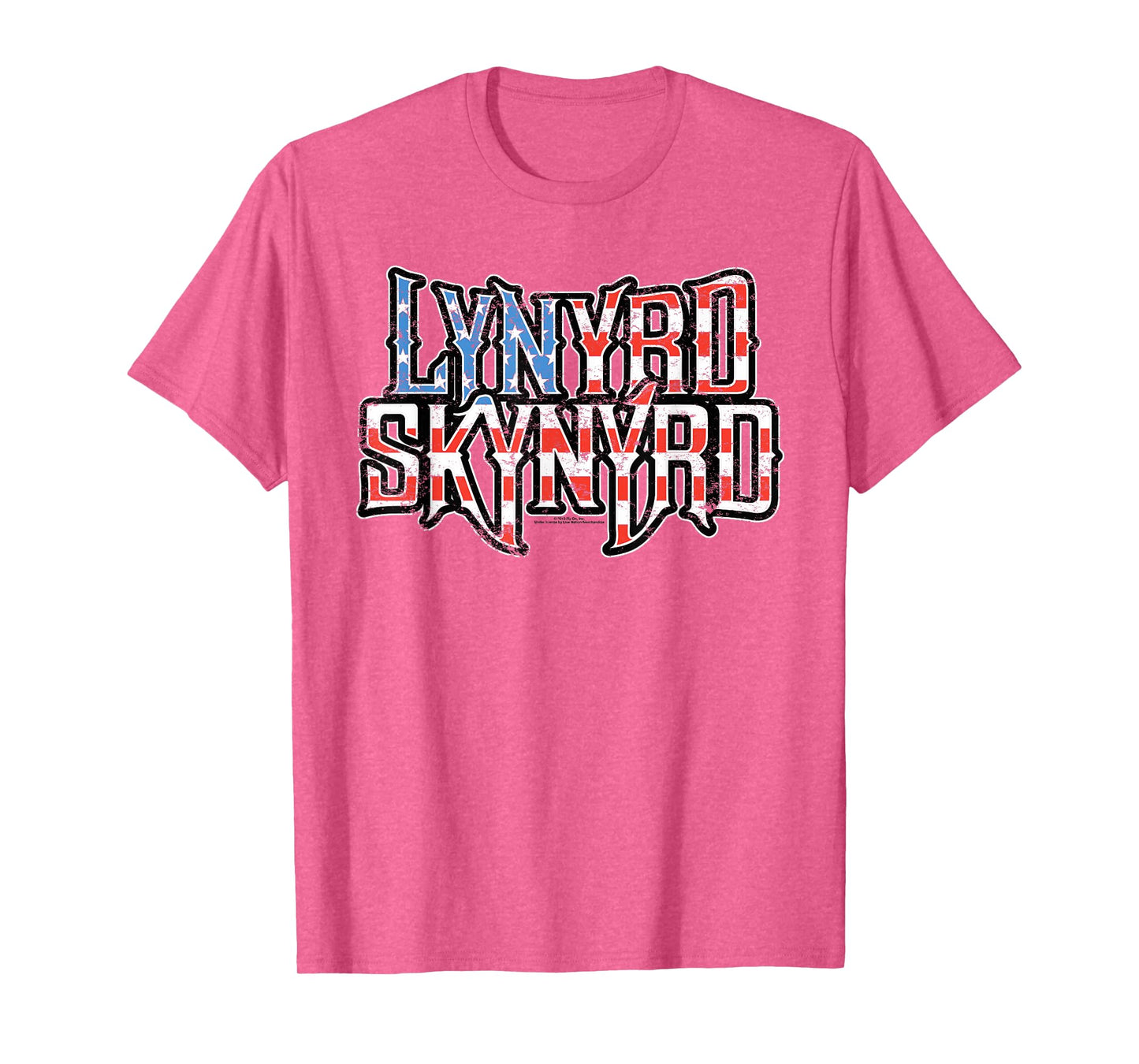 Lynyrd Skynyrd Flag Logo USA Stars Stripes Patriot Southern T-Shirt