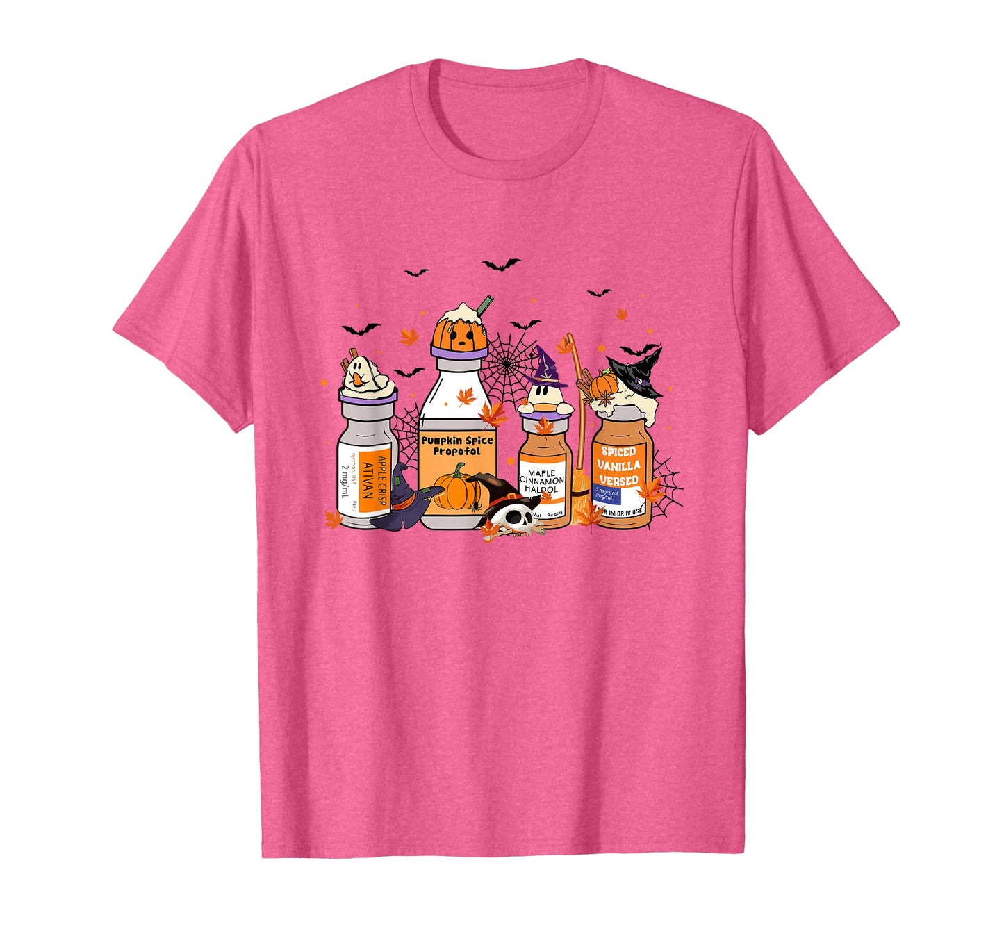 Pumpkin Spice Propofol Halloween Ghost Nurse ICU Fall Nurse T-Shirt