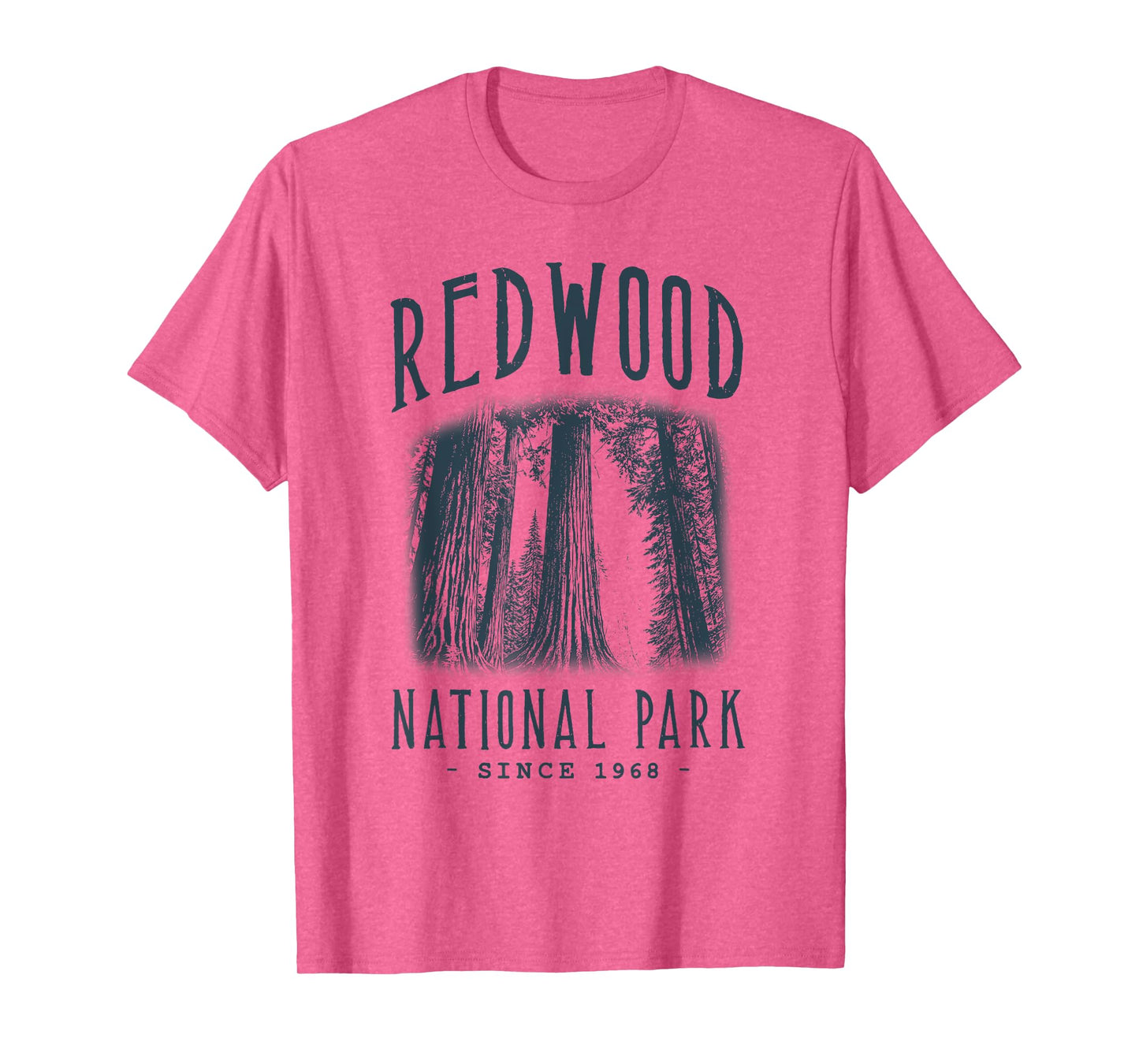 REDWOOD NATIONAL PARK, CALIFORNIA. CAMPING, HIKER, VINTAGE T-Shirt