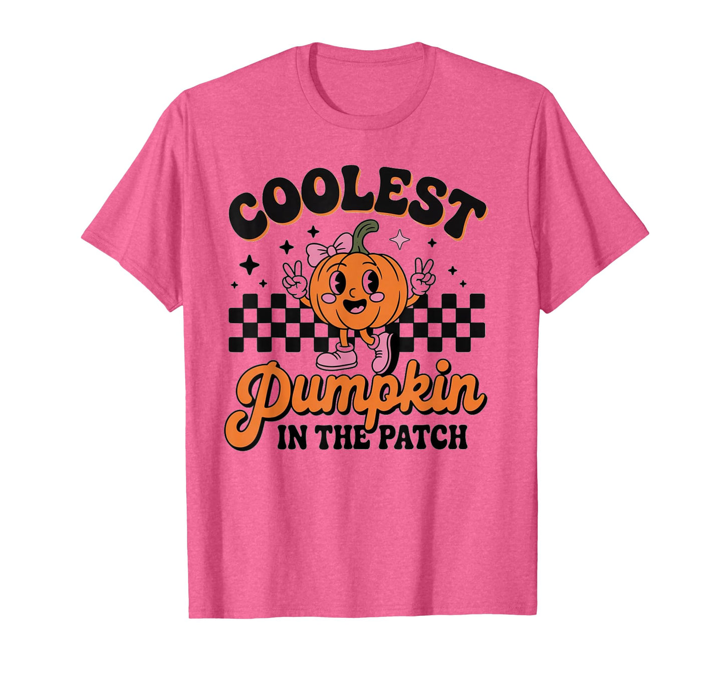 Groovy Coolest Pumpkin in The Patch Halloween for Kids Boys T-Shirt