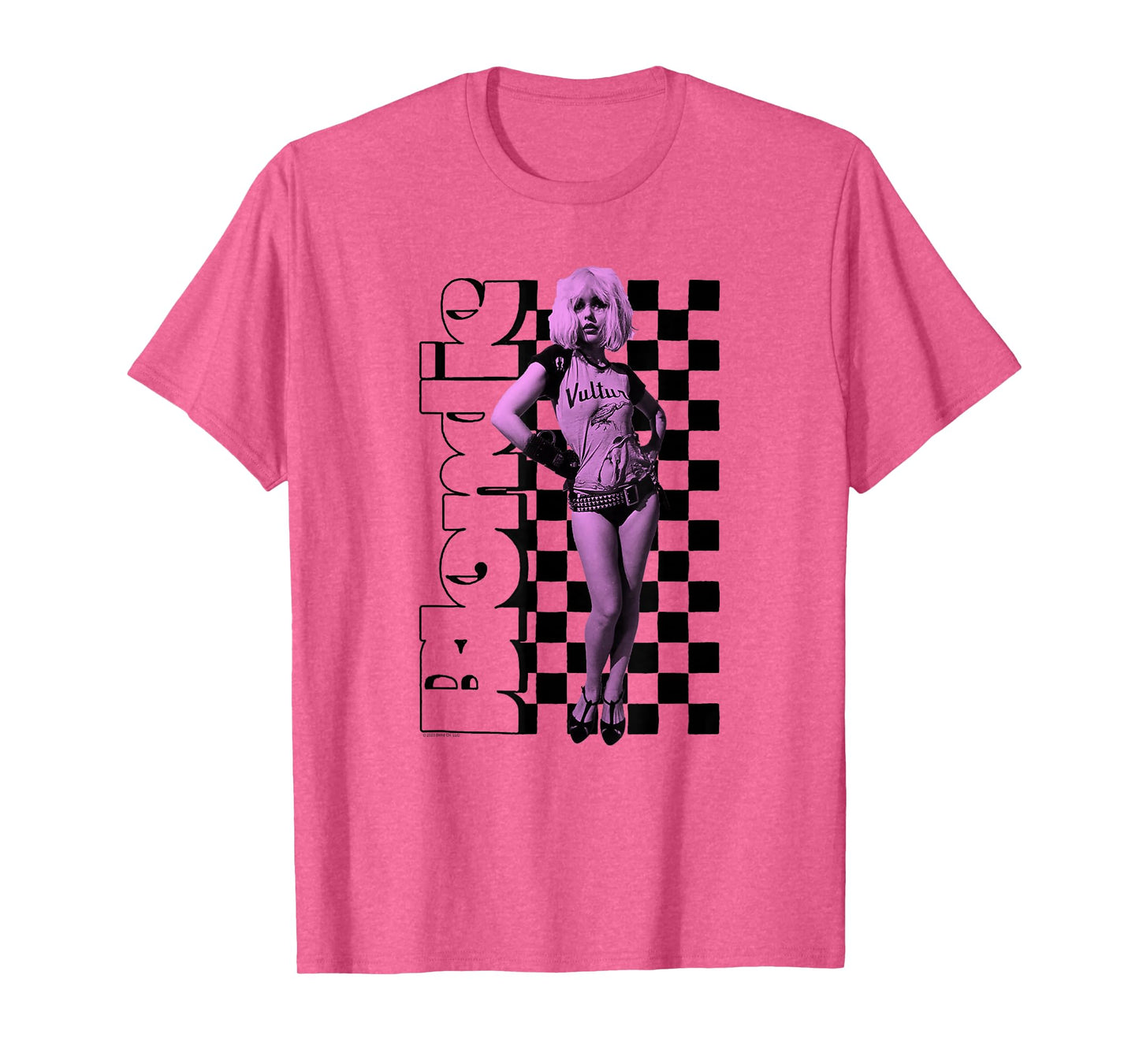 Blondie Checkerboard Portrait Vintage Band T-Shirt