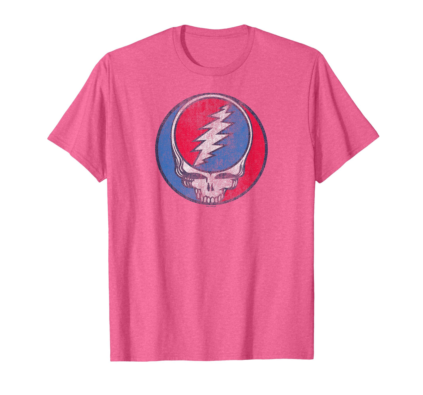 Grateful Dead Distressed Steal Your Face Logo Vintage Band T-Shirt