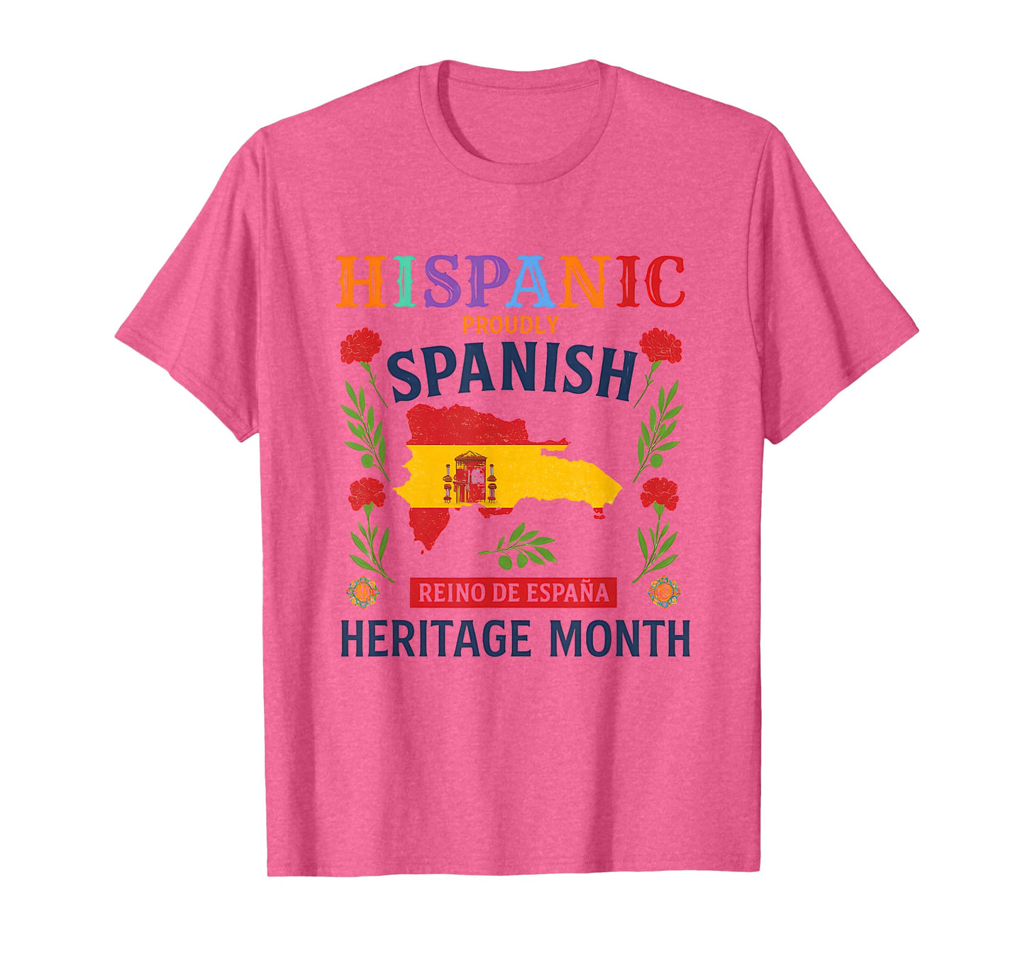 Dominican Hispanic Heritage Pride Roots and Culture T-Shirt